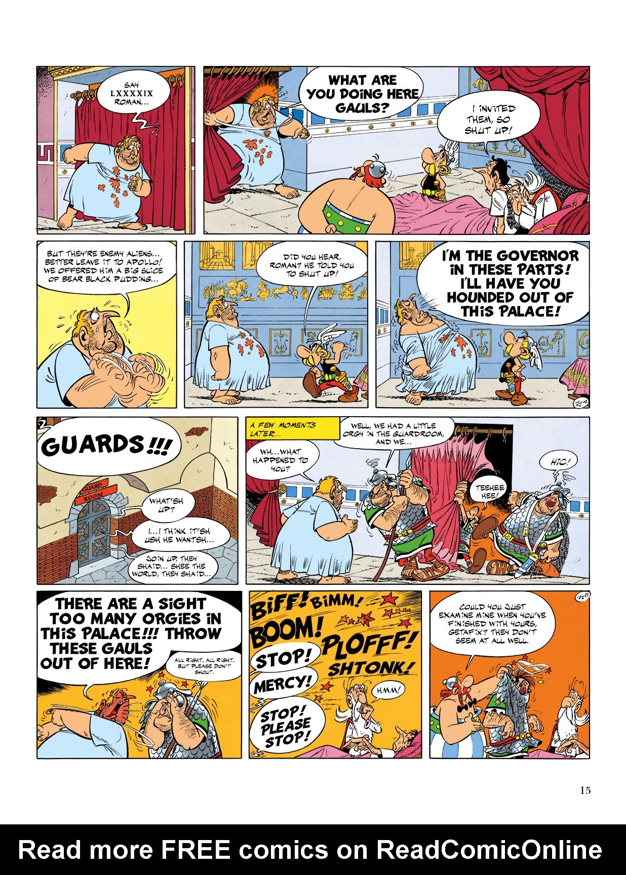 Read online Asterix comic -  Issue #16 - 16