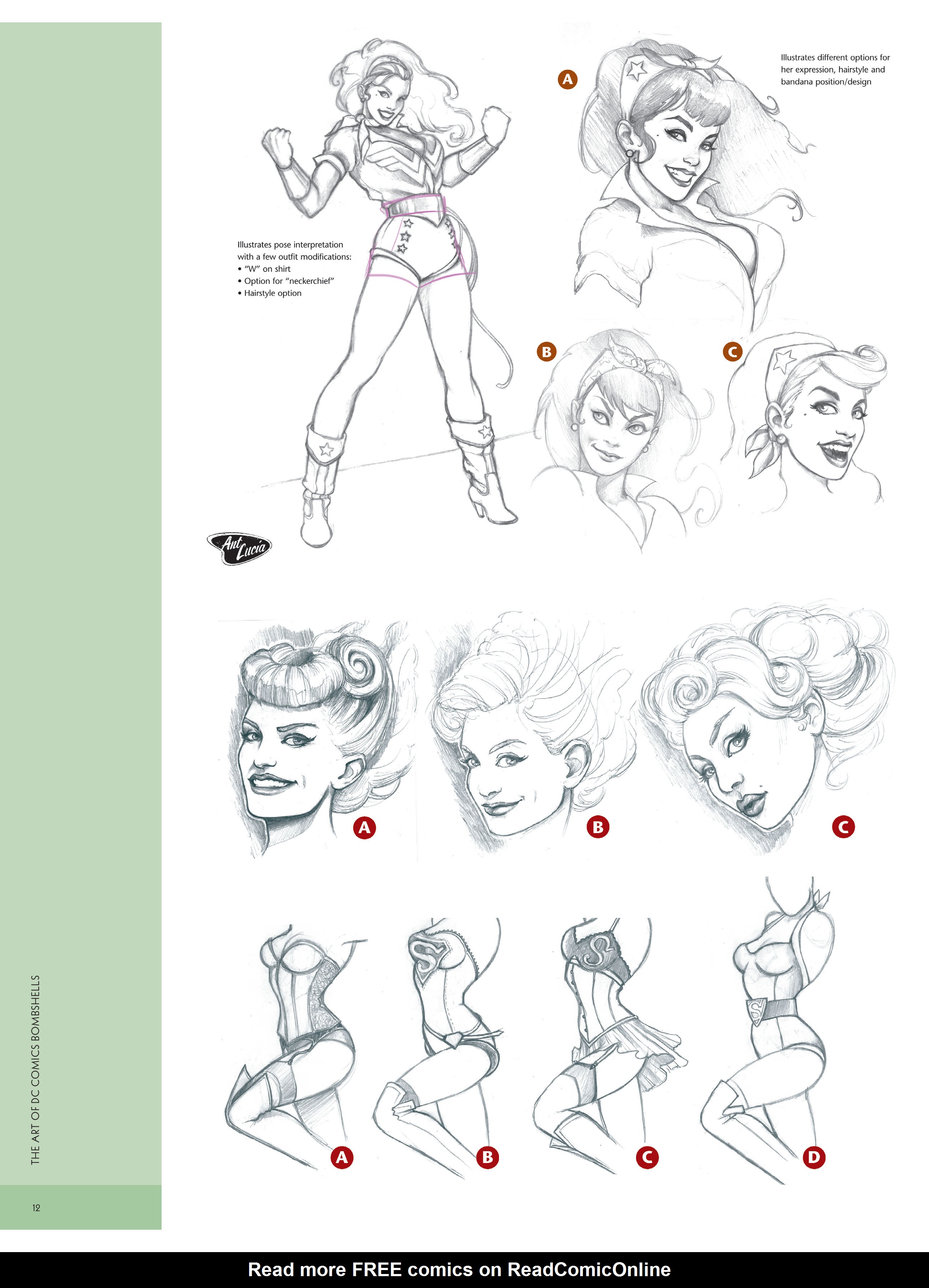 Read online The Art of DC Comics Bombshells comic -  Issue # TPB (Part 1) - 10