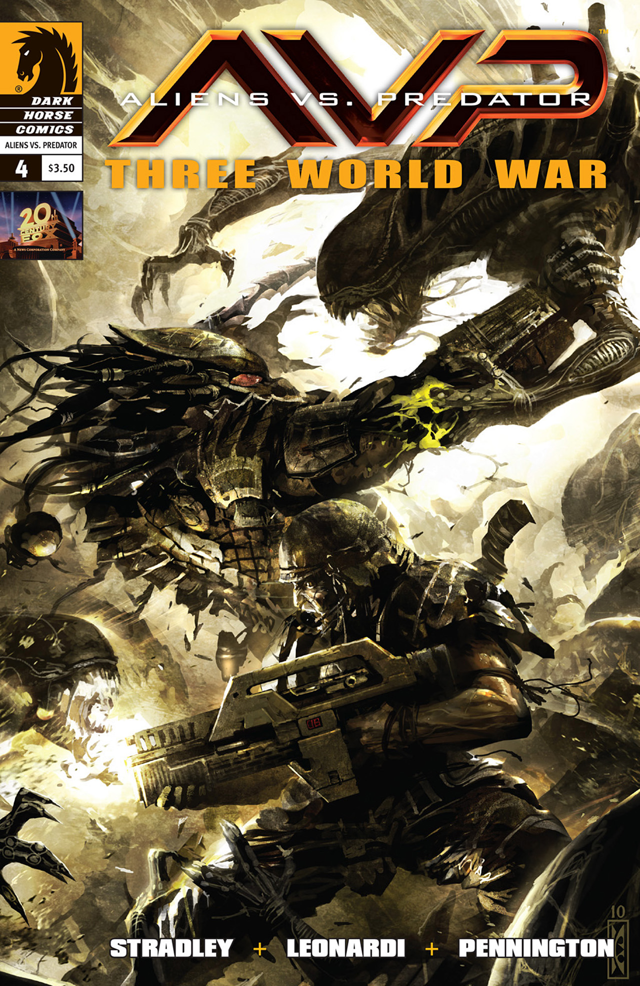 Read online Aliens vs. Predator: Three World War comic -  Issue #4 - 1