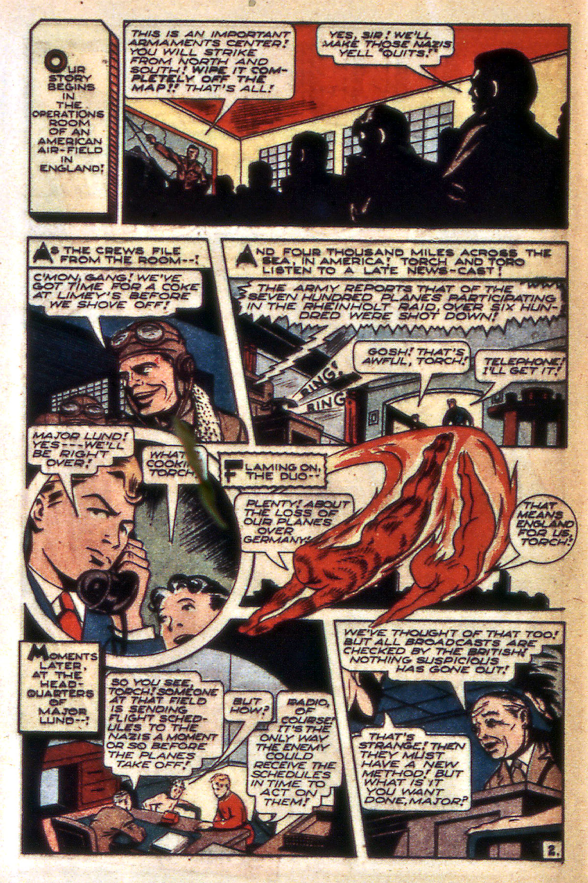 Read online The Human Torch (1940) comic -  Issue #16 - 16