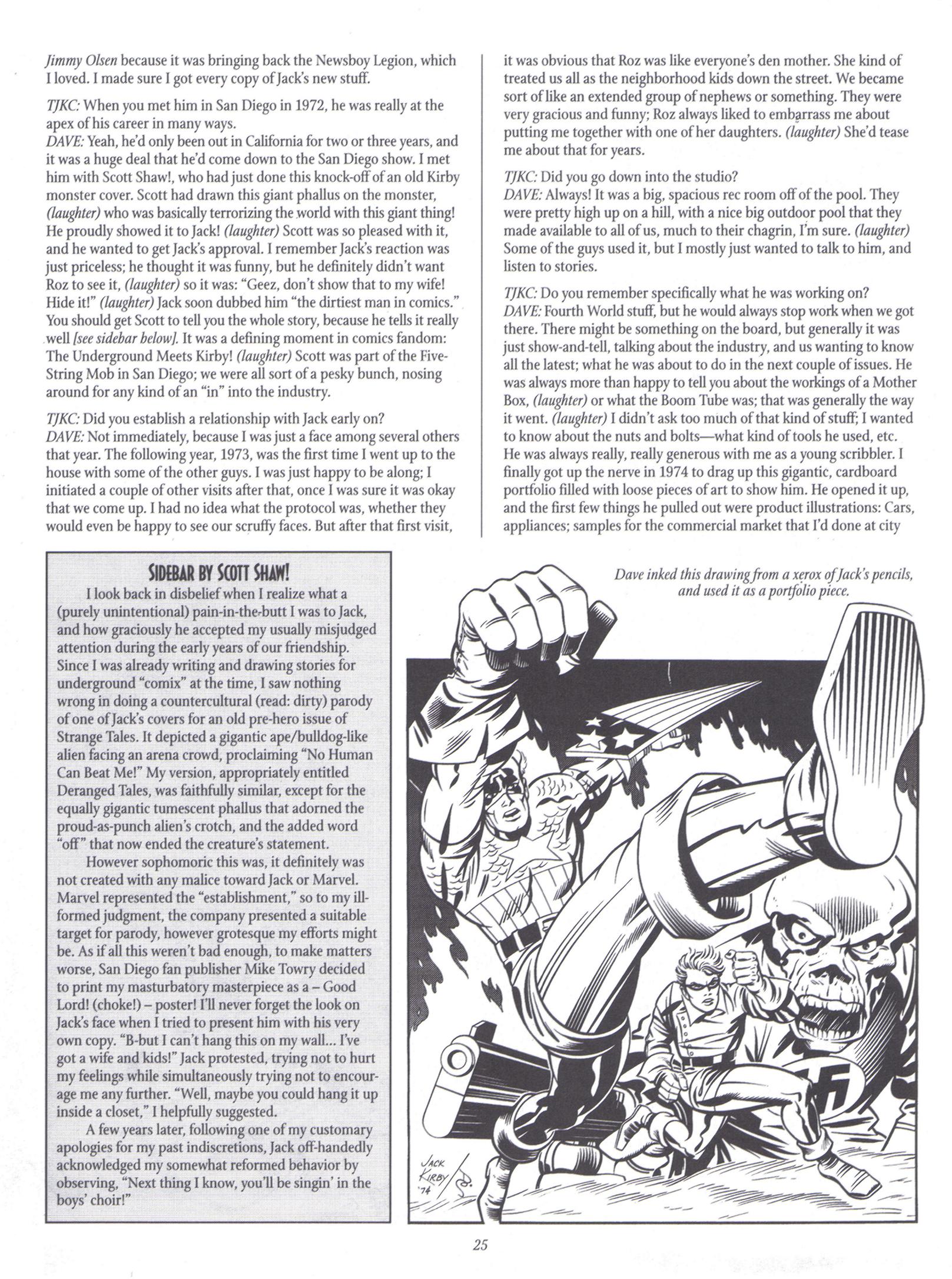 Read online The Jack Kirby Collector comic -  Issue #20 - 25