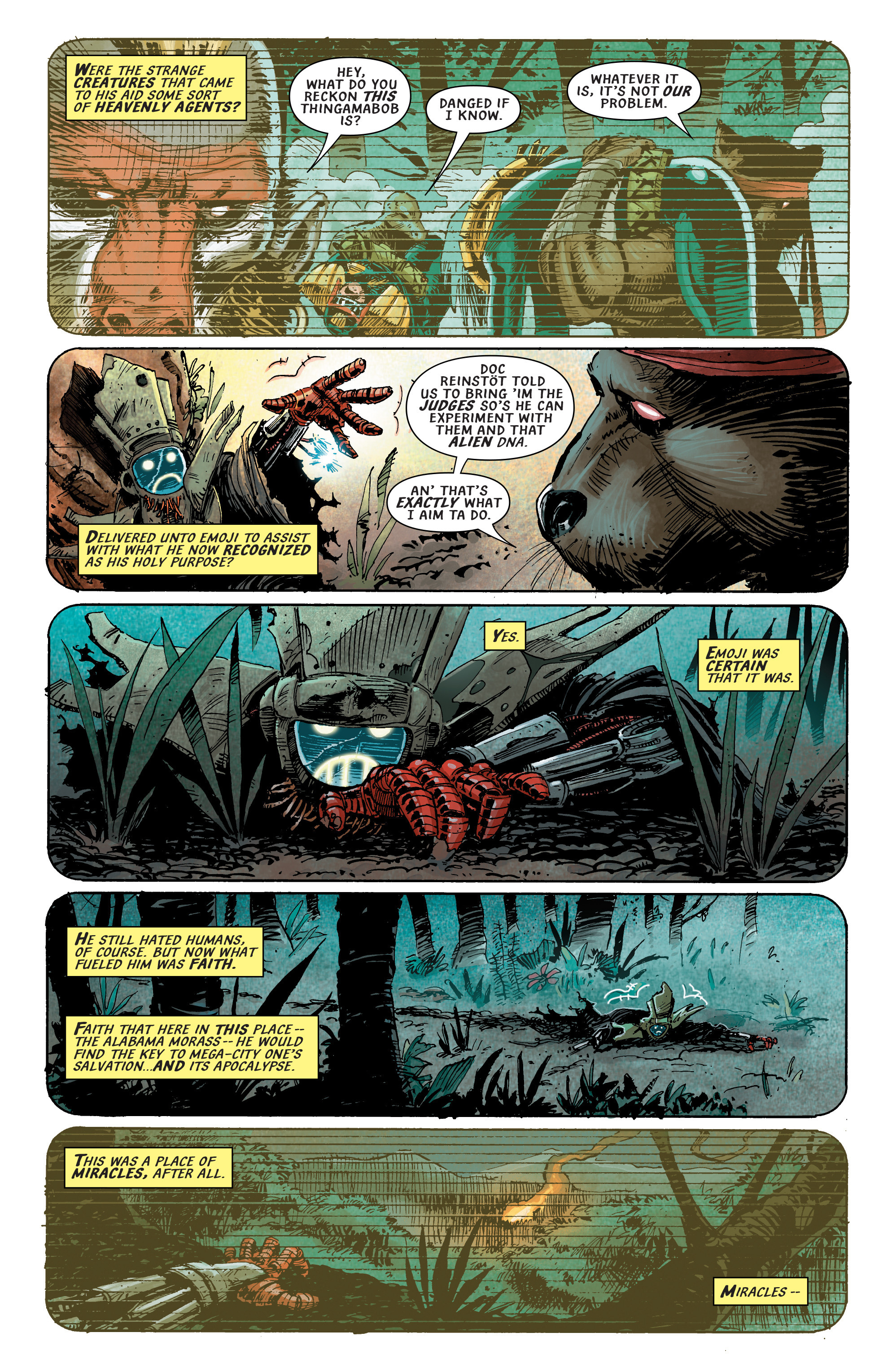 Read online Predator Vs. Judge Dredd Vs. Aliens comic -  Issue #3 - 6