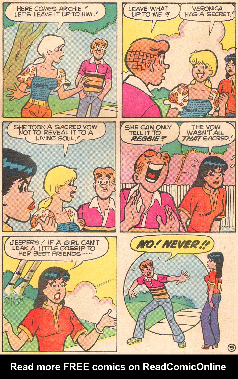 Read online Archie's Girls Betty and Veronica comic -  Issue #272 - 31
