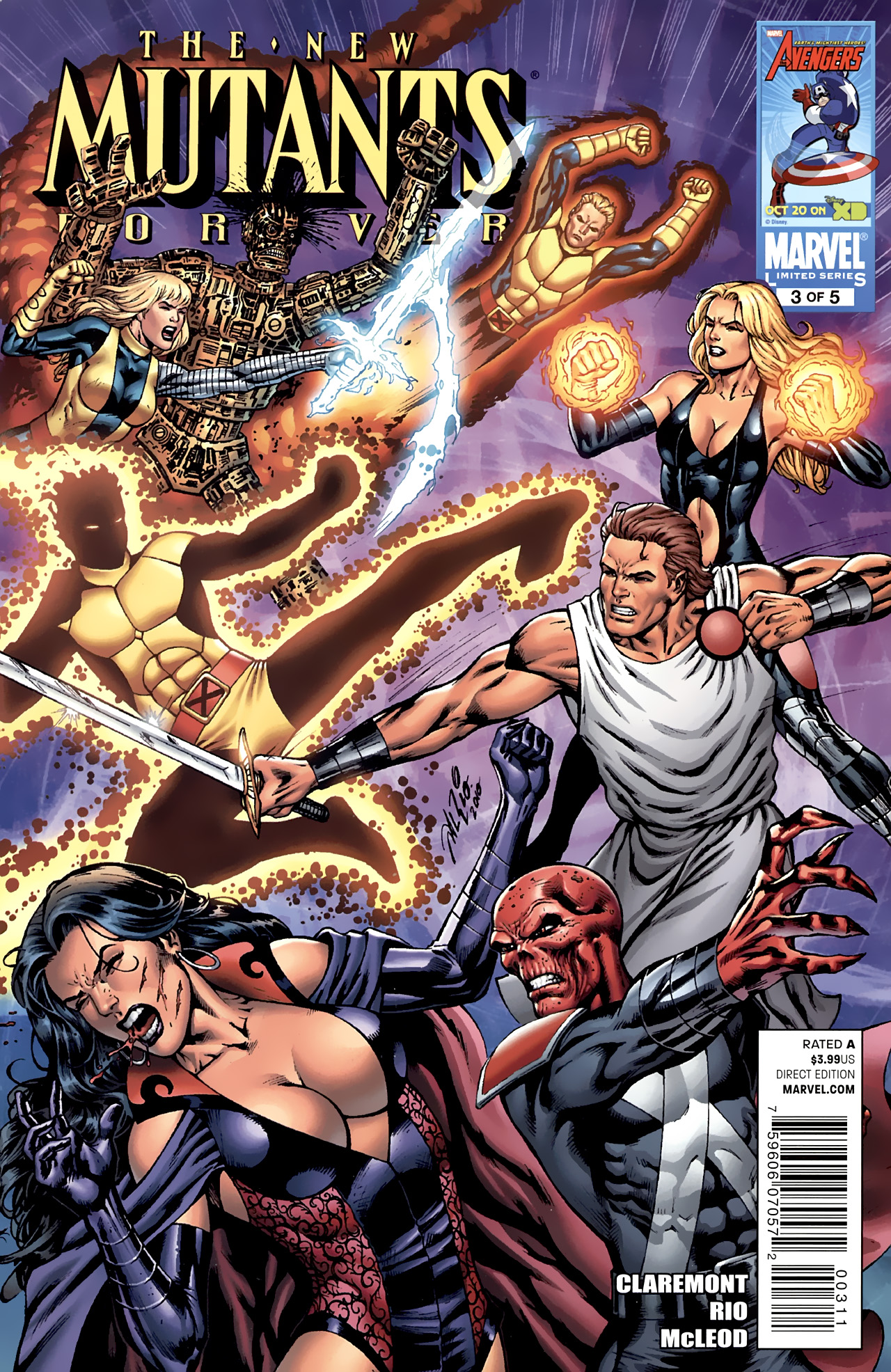 Read online New Mutants Forever comic -  Issue #3 - 1