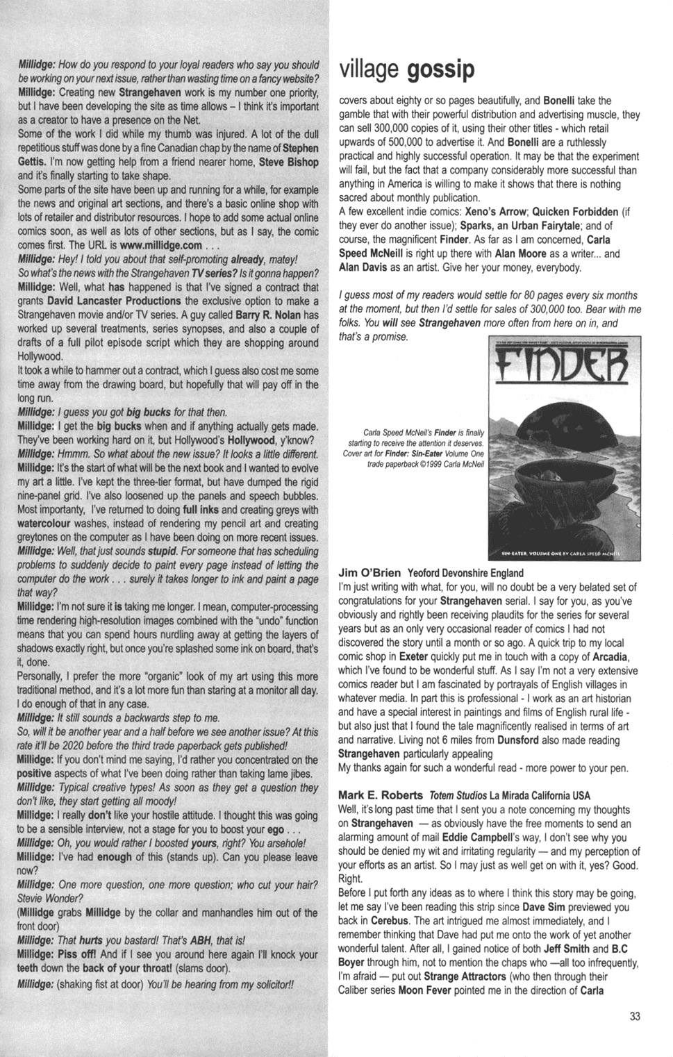 Read online Strangehaven comic -  Issue #13 - 33