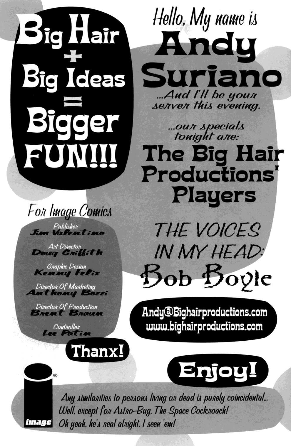 Read online Big Hair Productions comic -  Issue #2 - 2