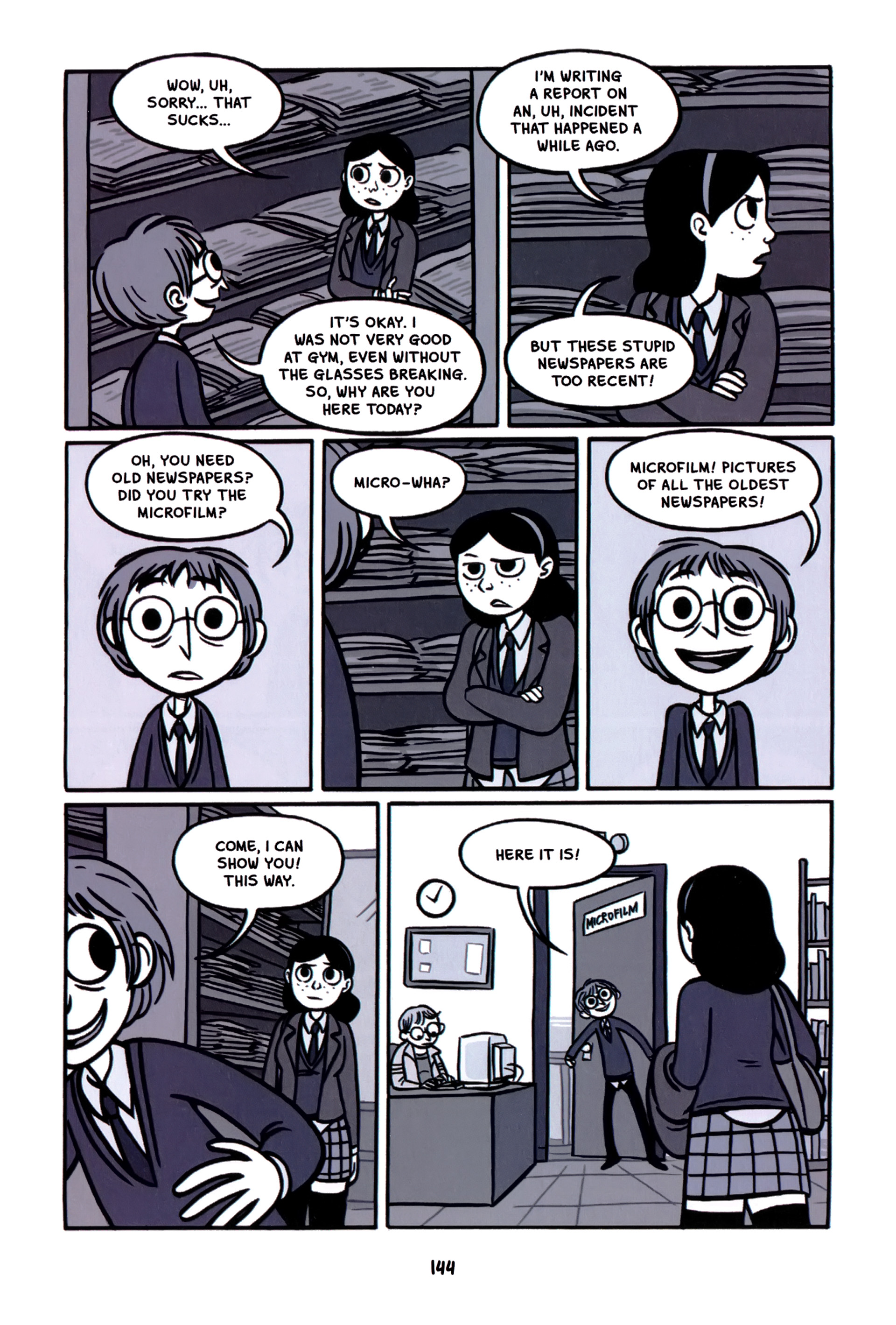 Read online Anya's Ghost comic -  Issue #1 - 145