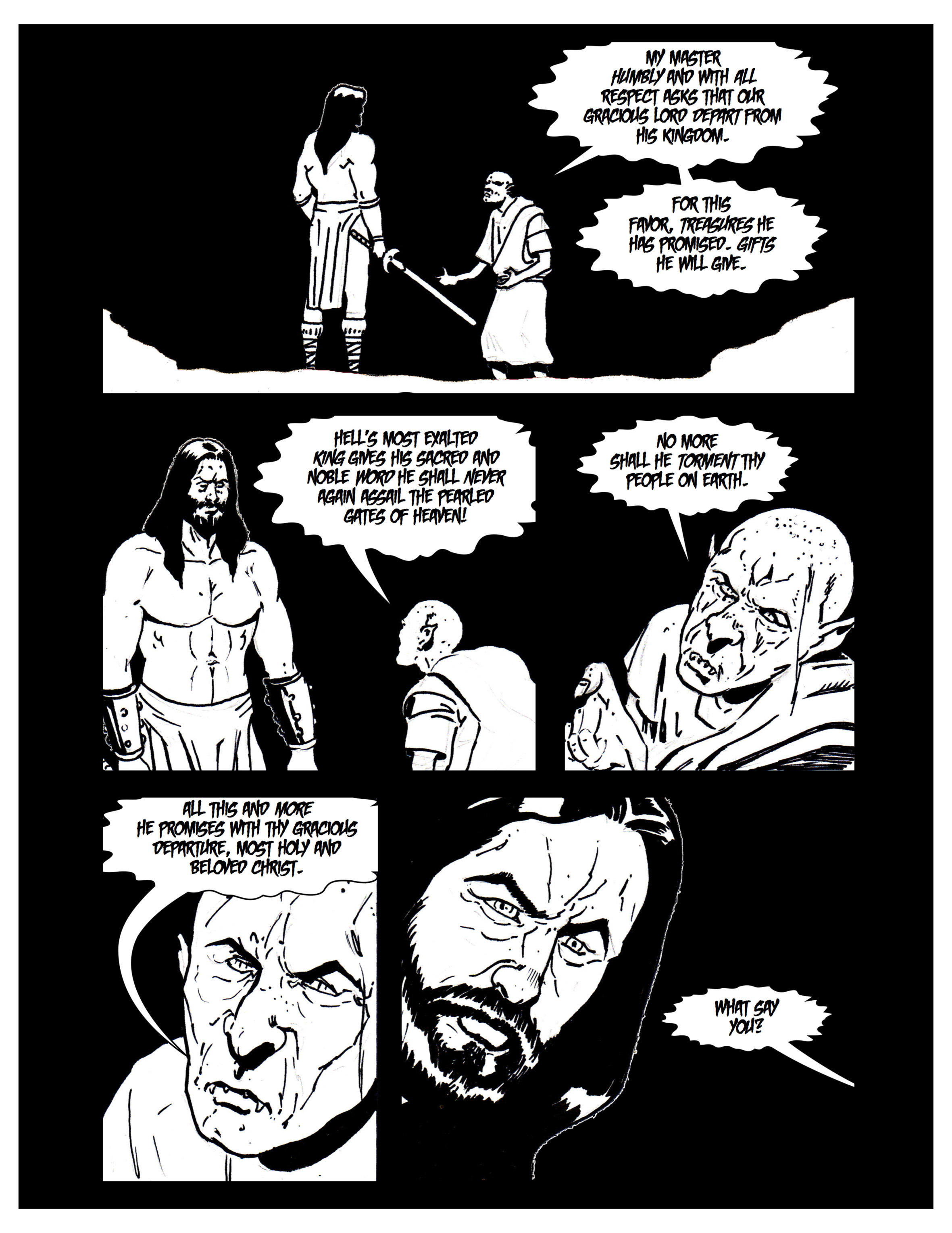 Read online Jesus Christ Demon Slayer comic -  Issue #1 - 11