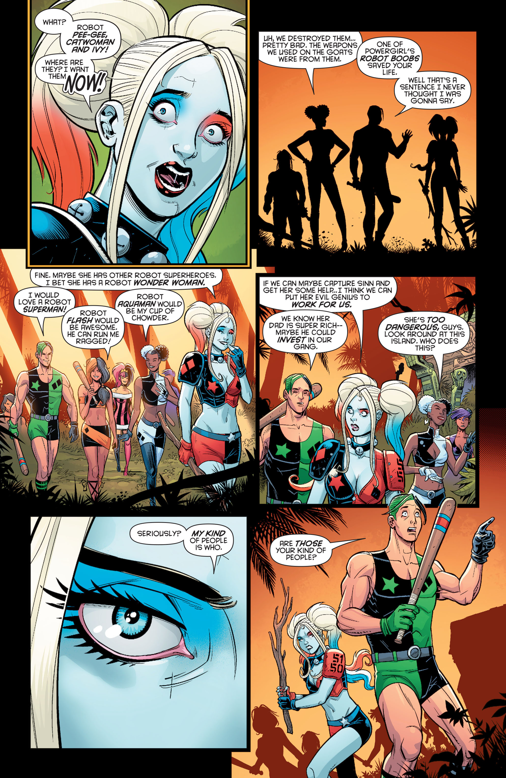 Read online Harley Quinn And Her Gang Of Harleys comic -  Issue #6 - 6