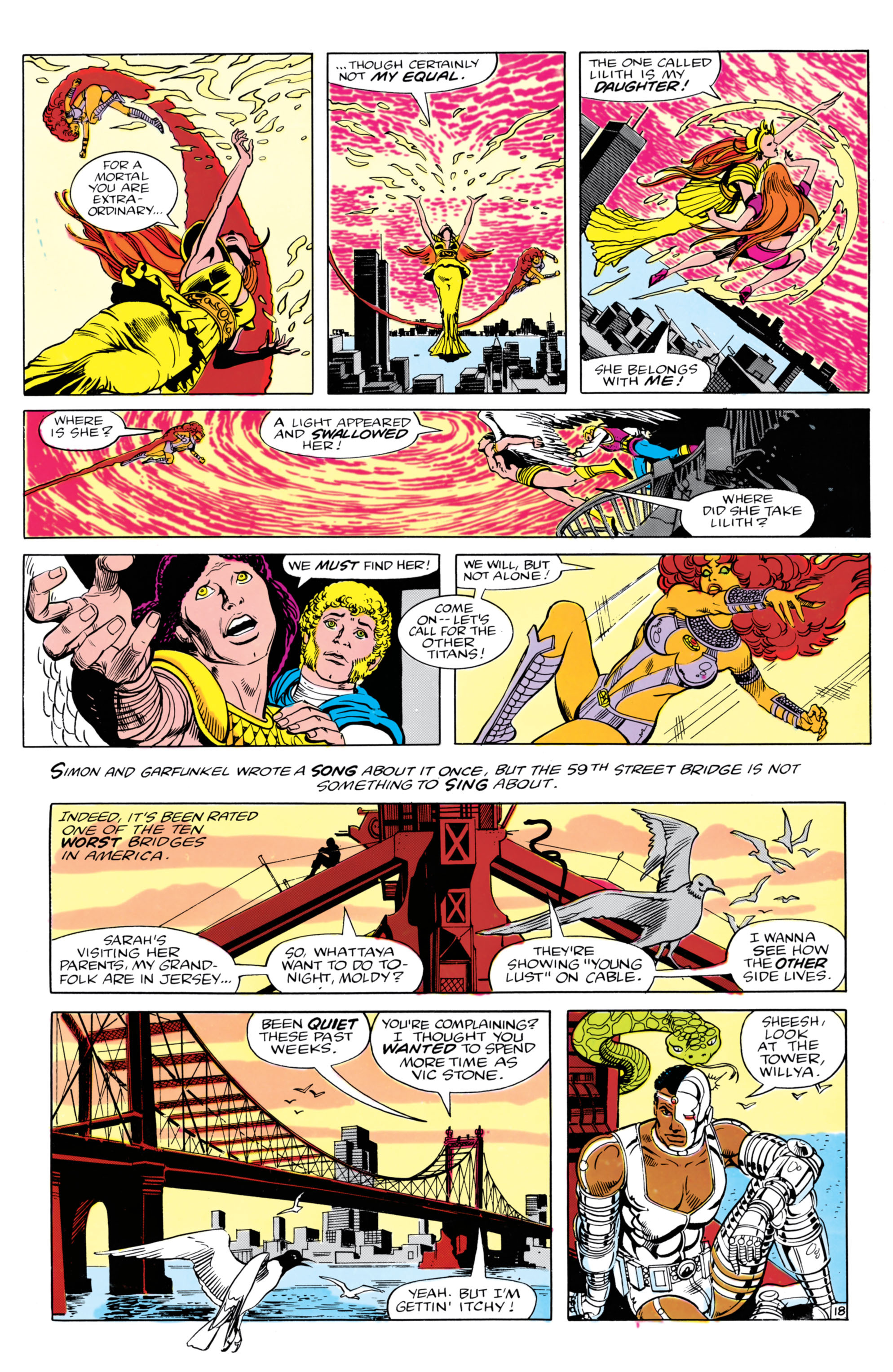 Read online The New Teen Titans (1984) comic -  Issue #7 - 18