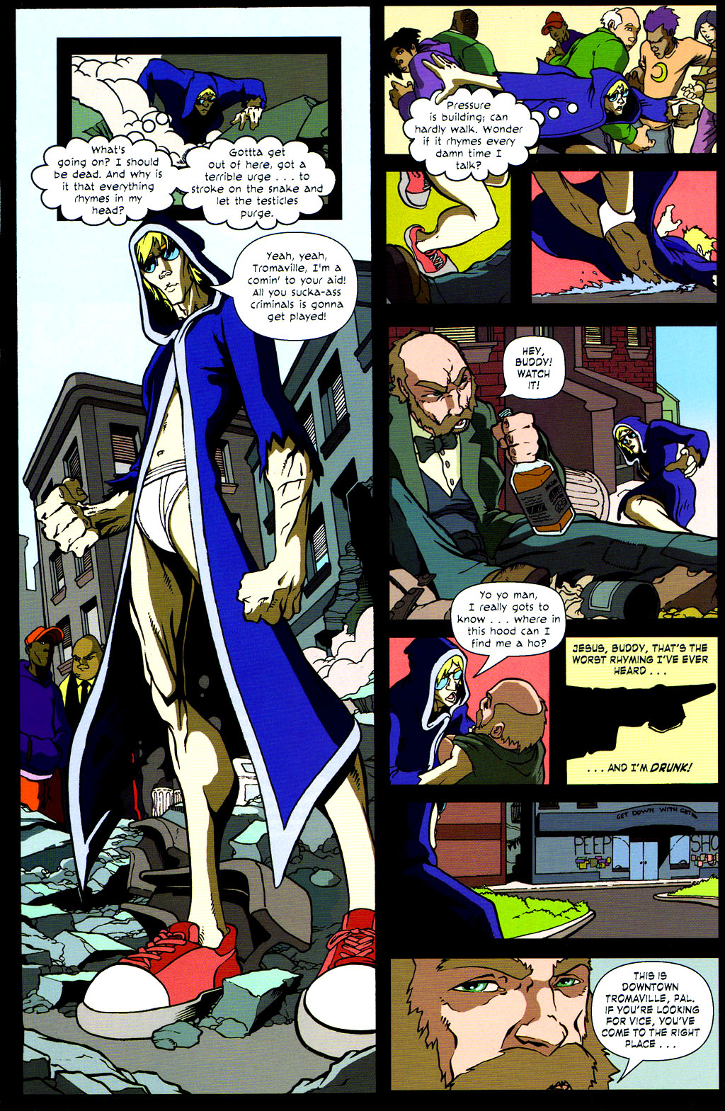 Read online Lloyd Kaufman Presents: The Toxic Avenger and Other Tromatic Tales comic -  Issue # TPB (Part 2) - 21