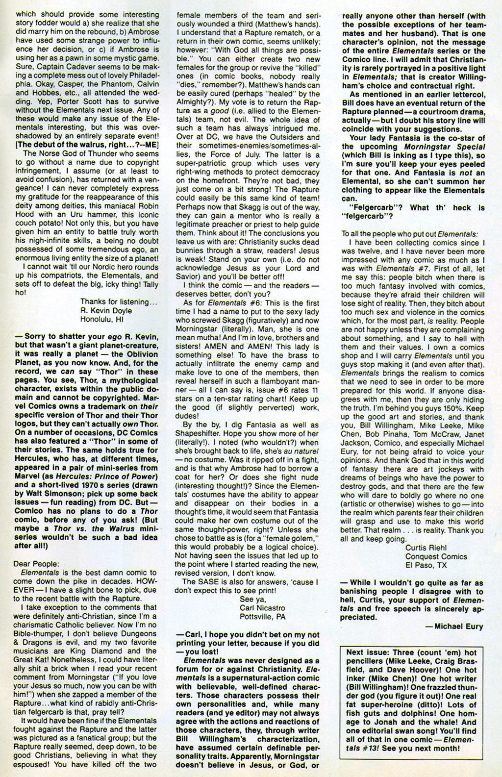 Read online Elementals (1989) comic -  Issue #12 - 29