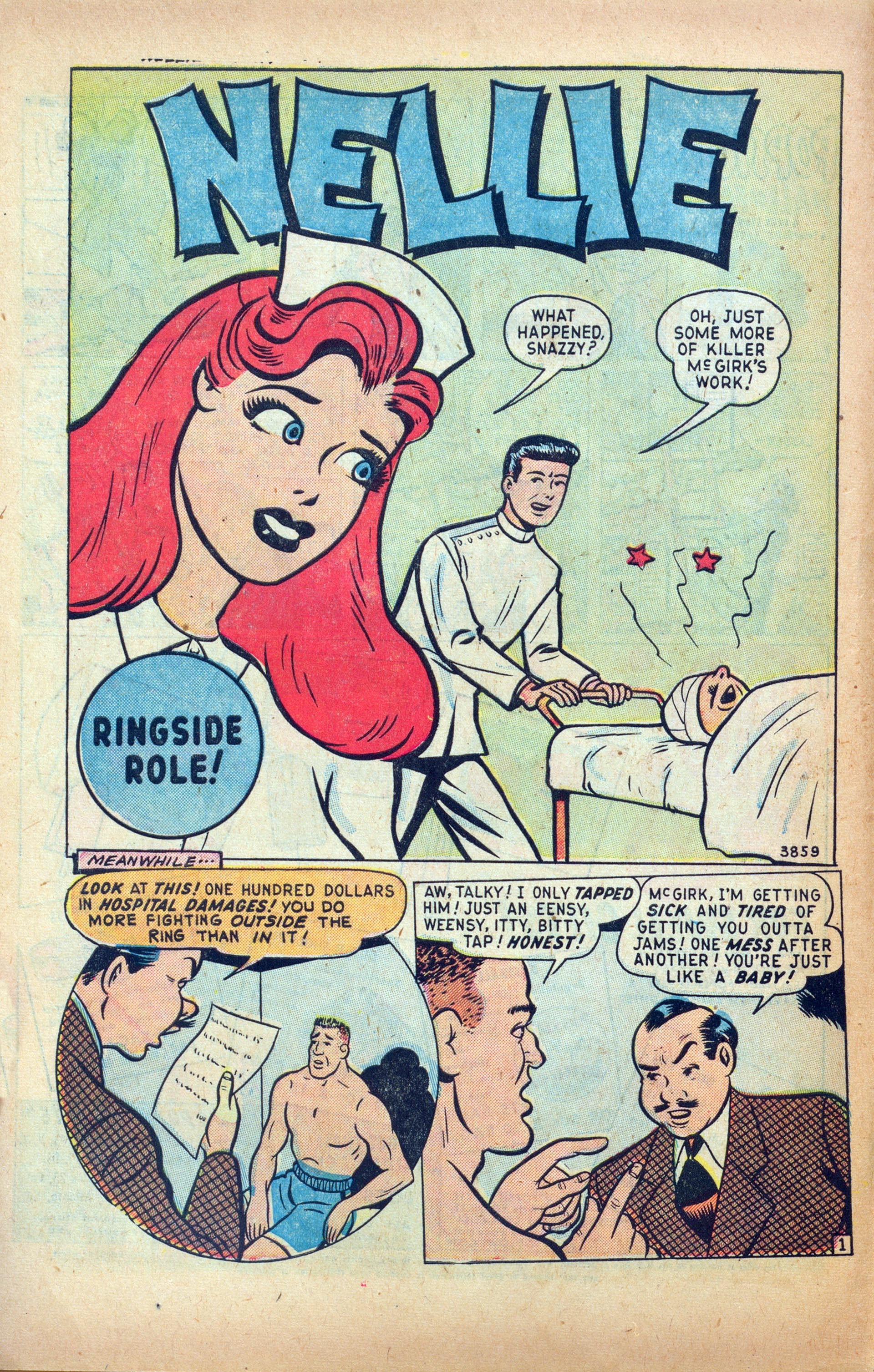 Read online Nellie The Nurse (1945) comic -  Issue #24 - 10