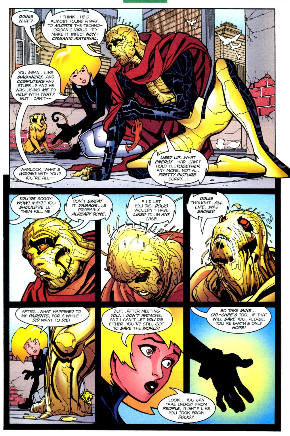 Read online Warlock (1999) comic -  Issue #2 - 21