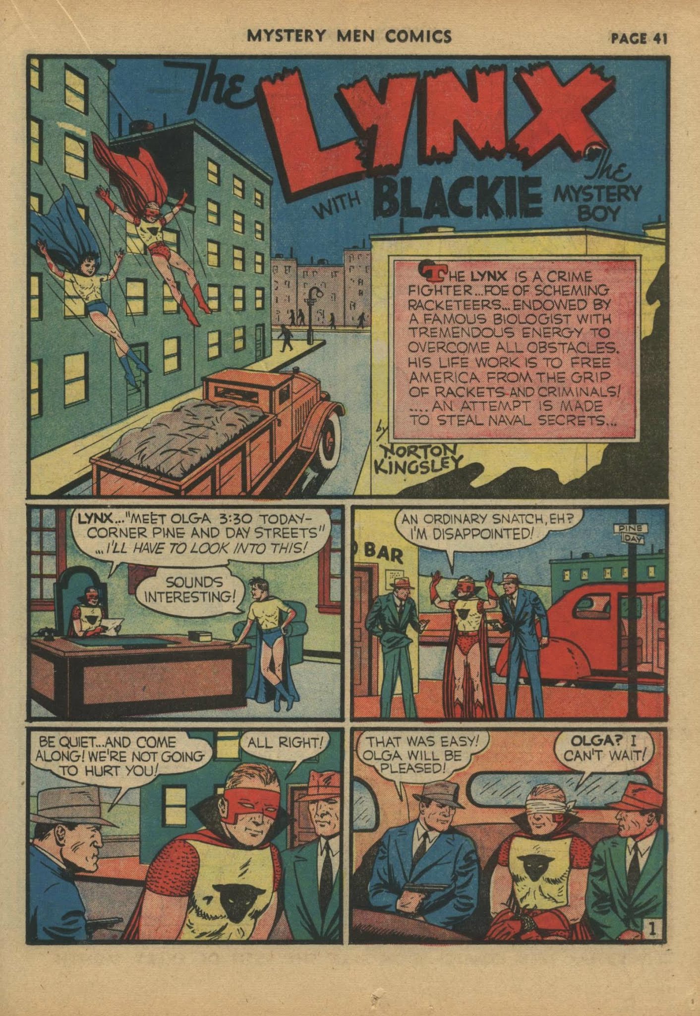 Read online Mystery Men Comics comic -  Issue #17 - 43