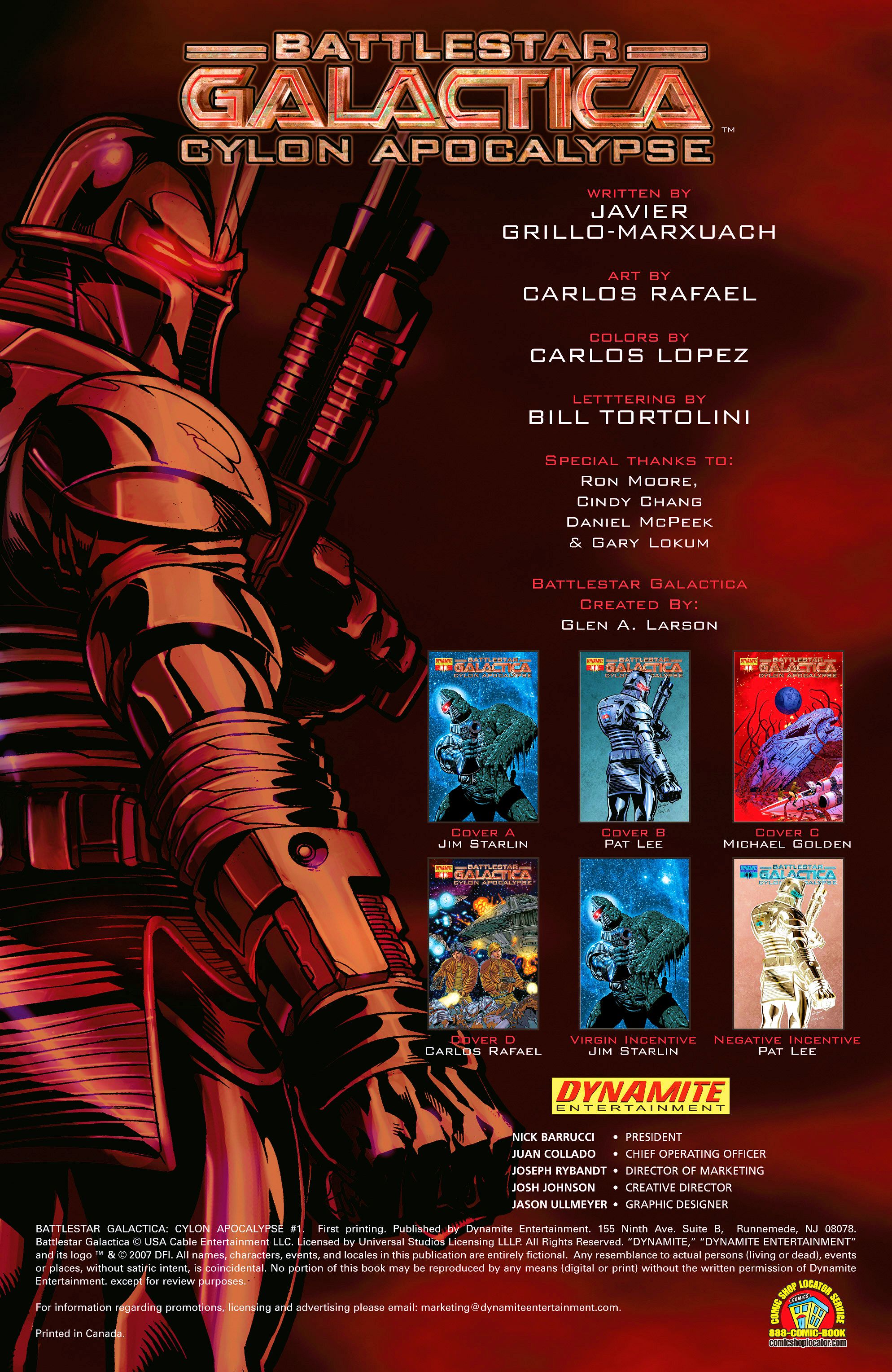 Read online Battlestar Galactica: Cylon Apocalypse comic -  Issue #1 - 5