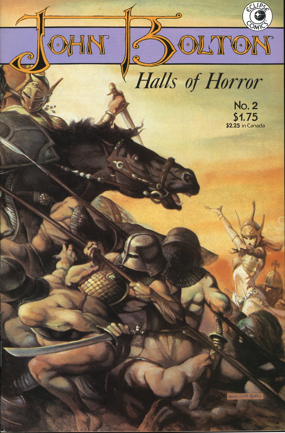 Read online John Bolton: Halls of Horror comic -  Issue #2 - 1