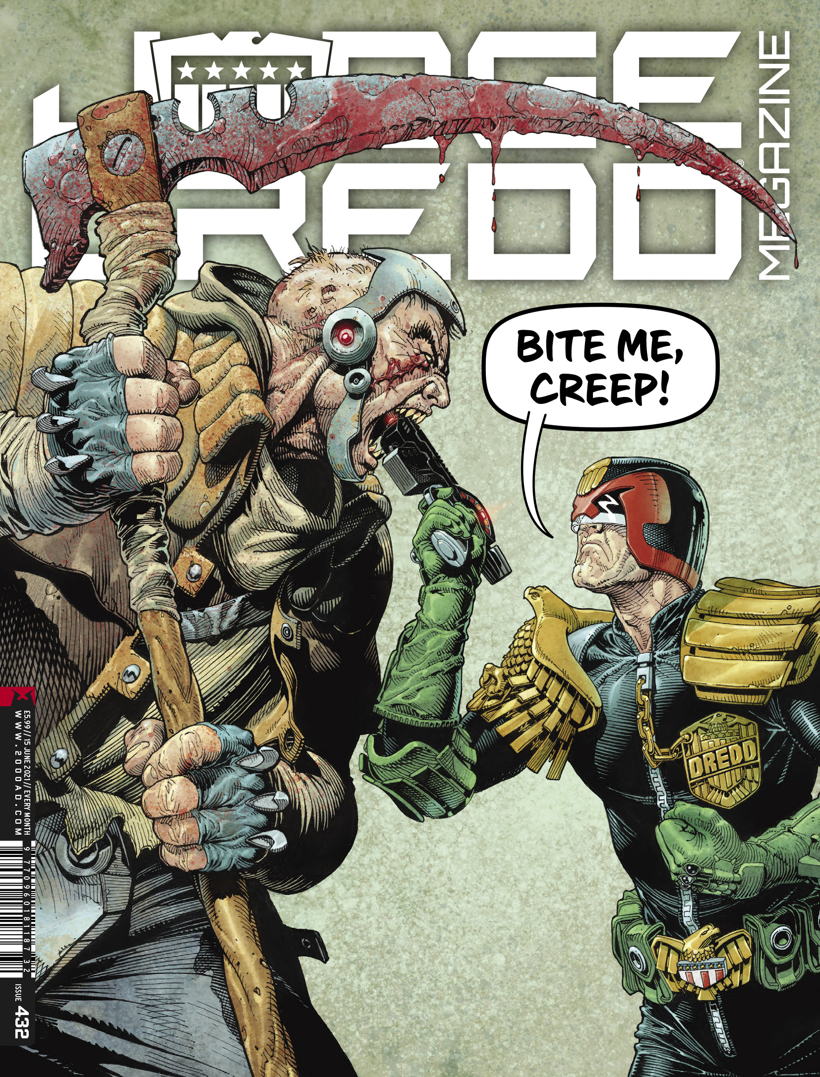 Read online Judge Dredd Megazine (Vol. 5) comic -  Issue #432 - 1