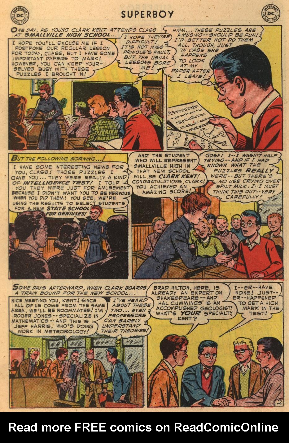 Read online Superboy (1949) comic -  Issue #40 - 11