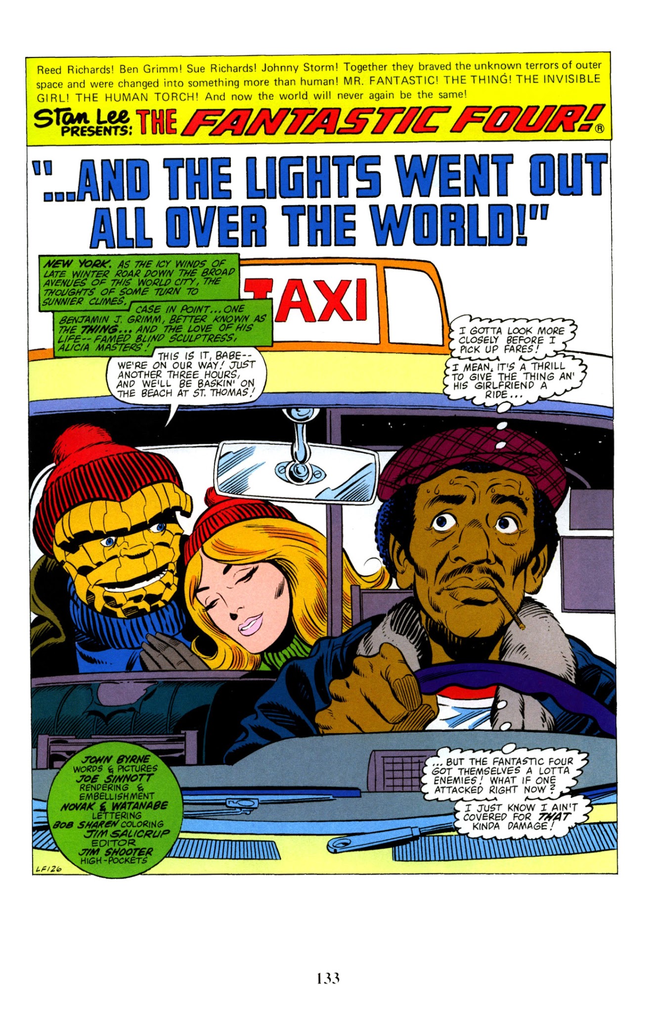 Read online Fantastic Four Visionaries: John Byrne comic -  Issue # TPB 0 - 134