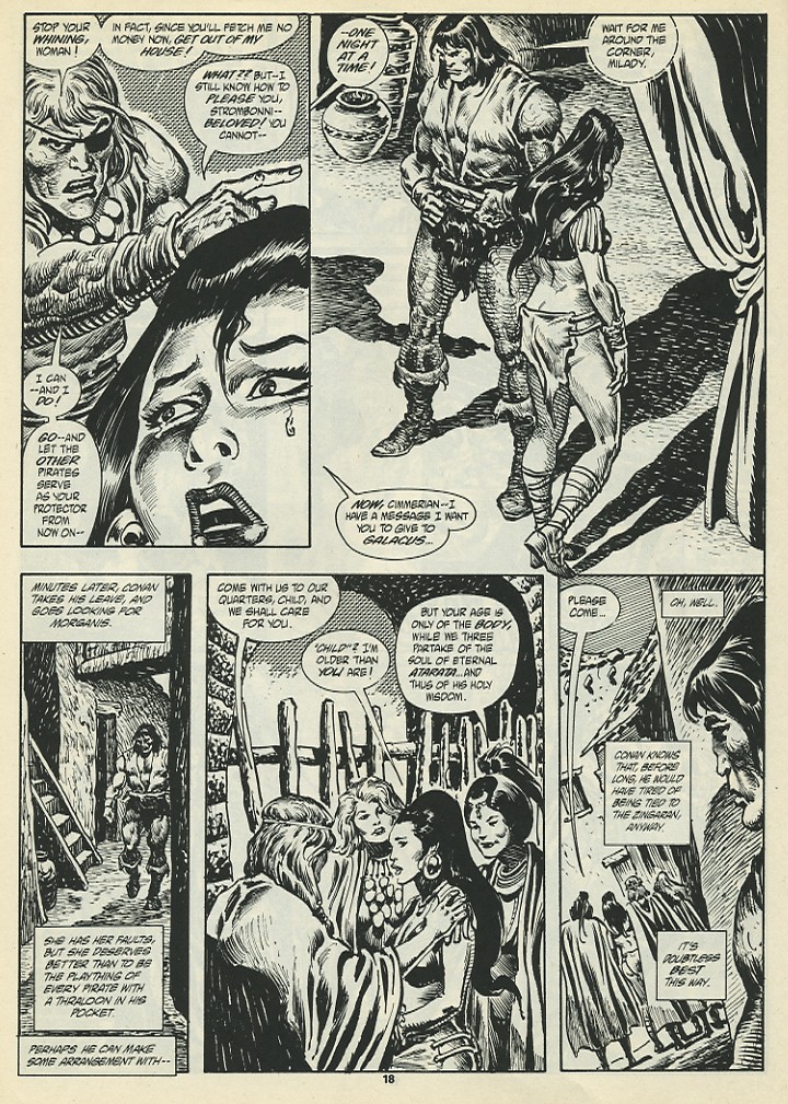 Read online The Savage Sword Of Conan comic -  Issue #198 - 20