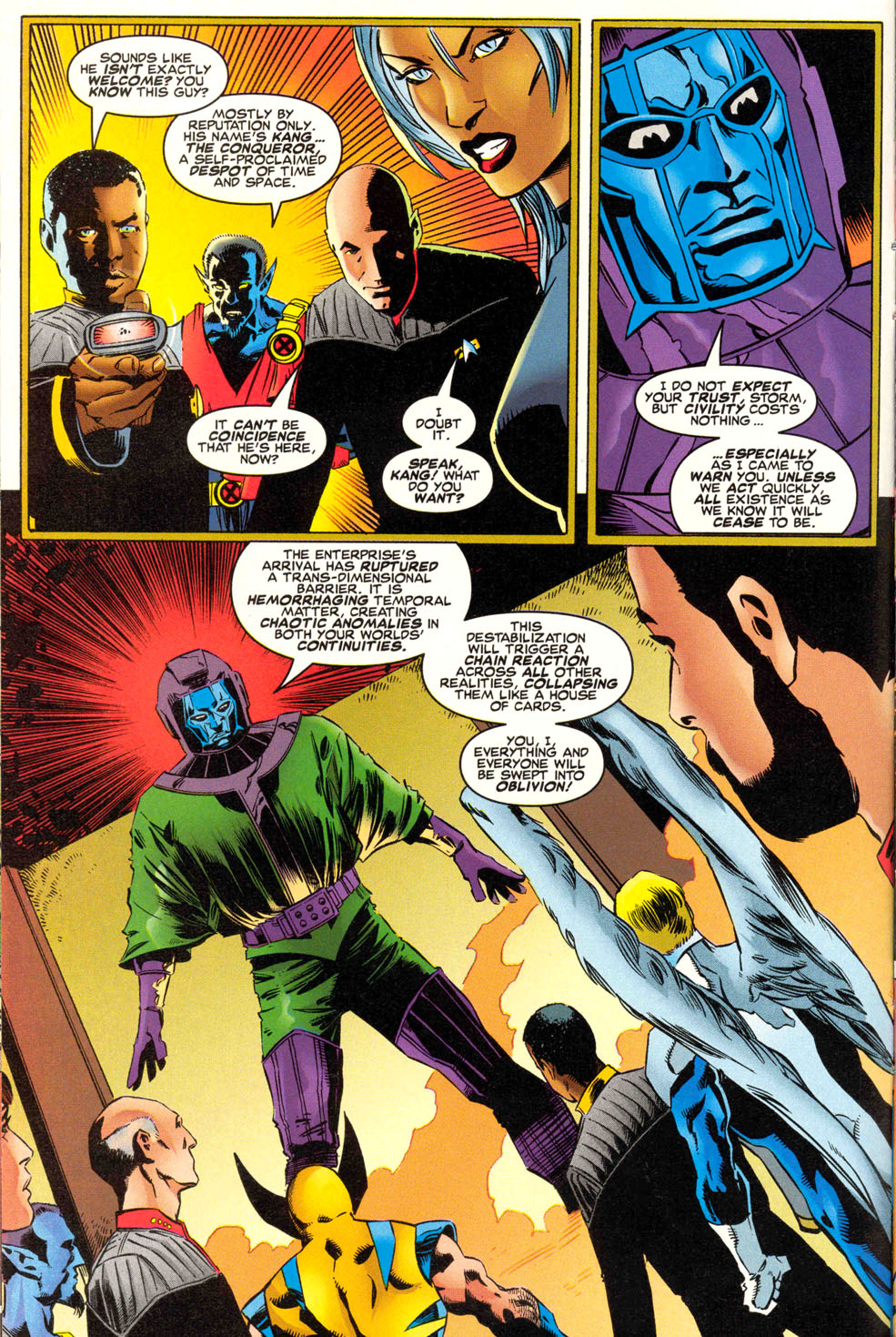 Read online Star Trek: The Next Generation/X-Men: Second Contact comic -  Issue # Full - 21