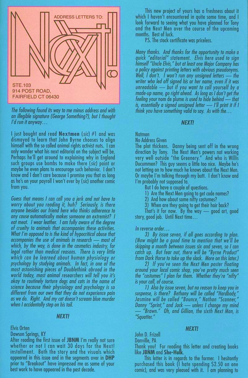 Read online John Byrne's Next Men (1992) comic -  Issue #4 - 27