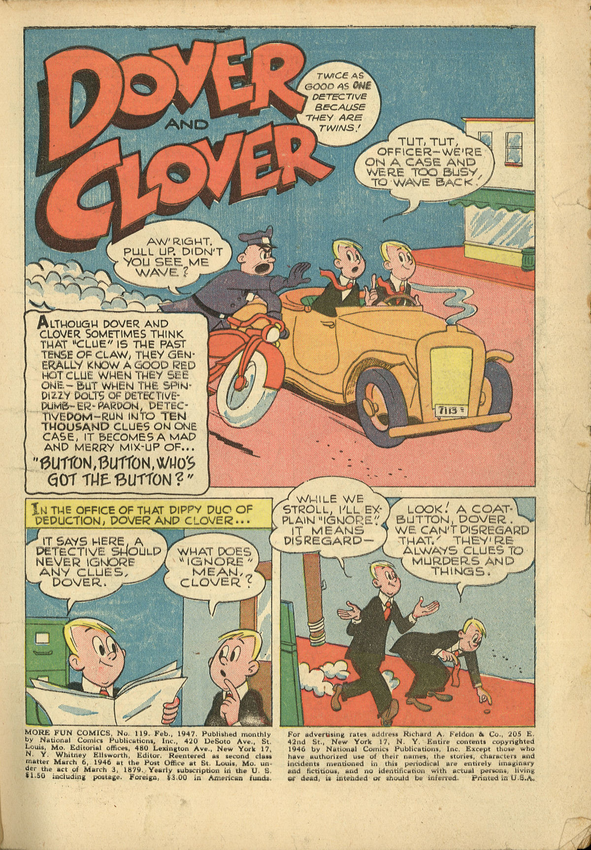 Read online More Fun Comics comic -  Issue #119 - 3