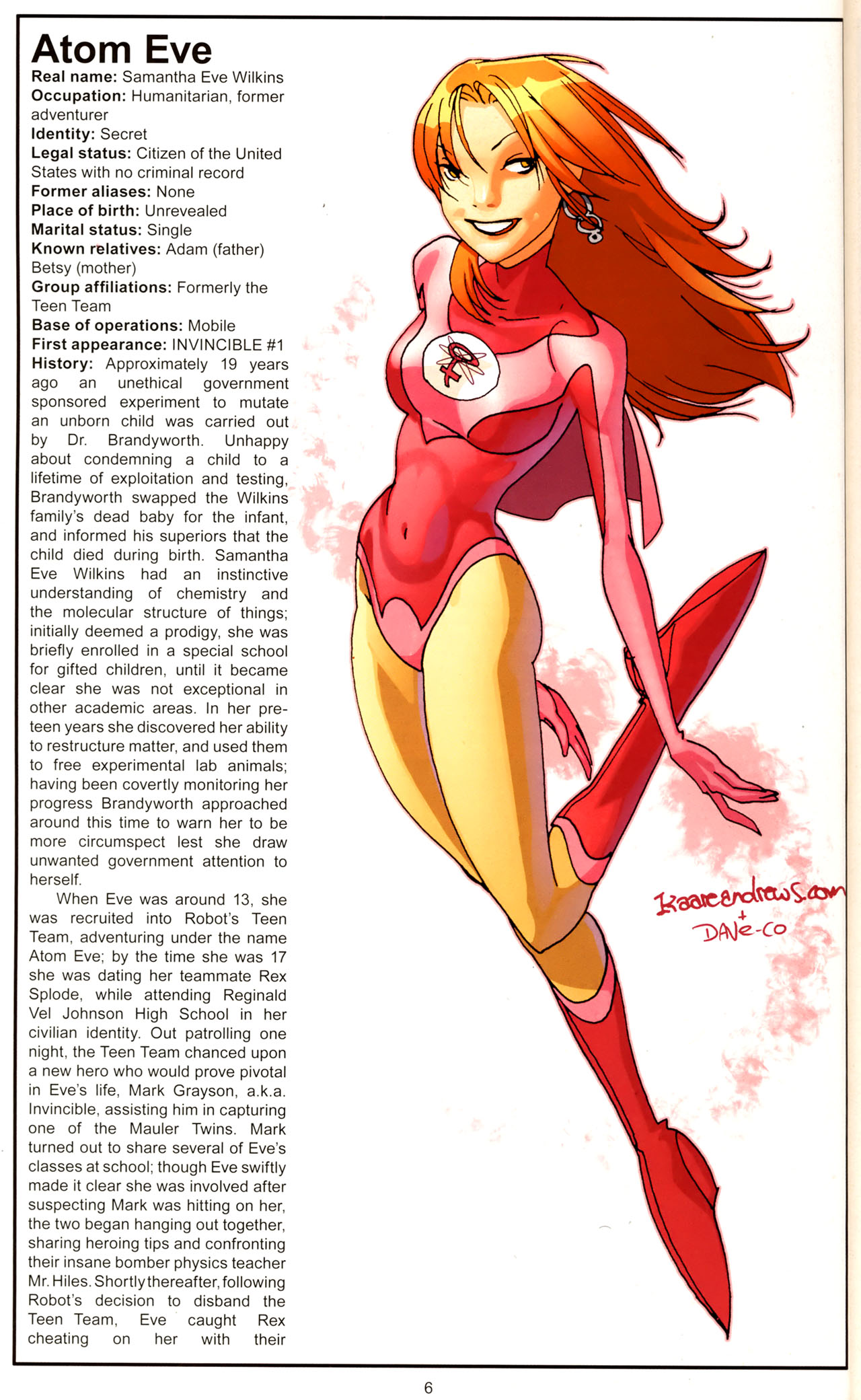 Read online The Official Handbook of the Invincible Universe comic -  Issue #1 - 8