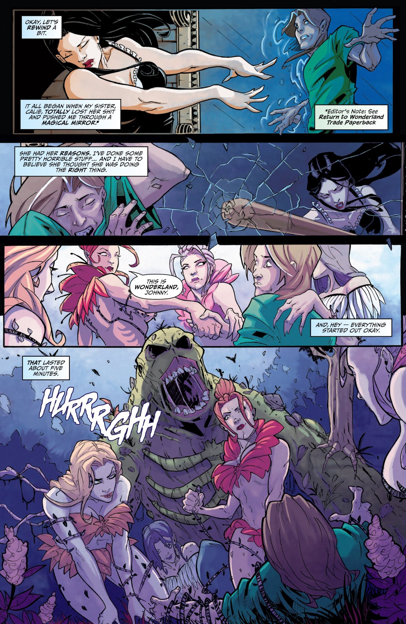 Read online Grimm Fairy Tales presents Wonderland: Through the Looking Glass comic -  Issue #1 - 7