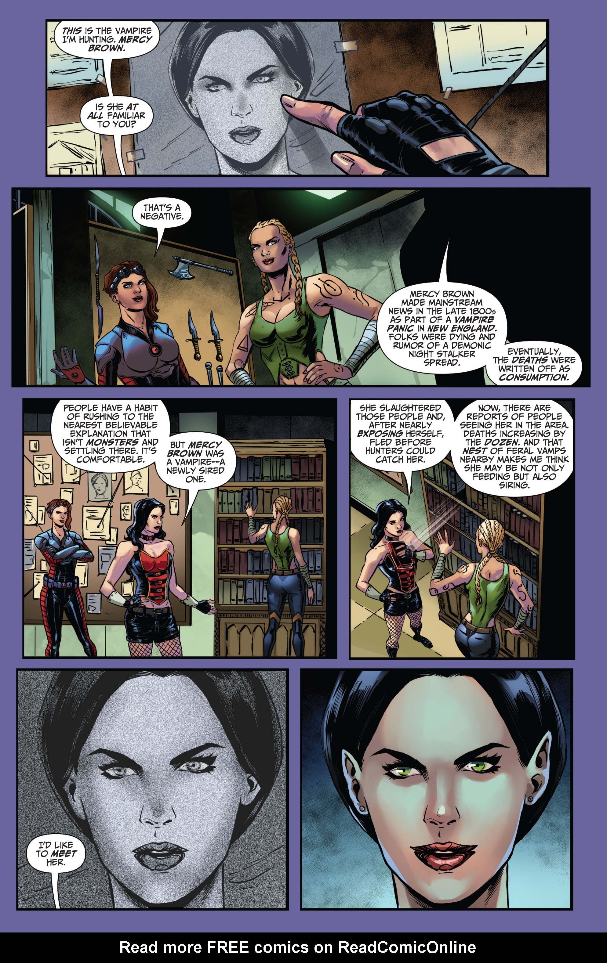 Read online Van Helsing Annual: Hour of the Witch comic -  Issue # Full - 23