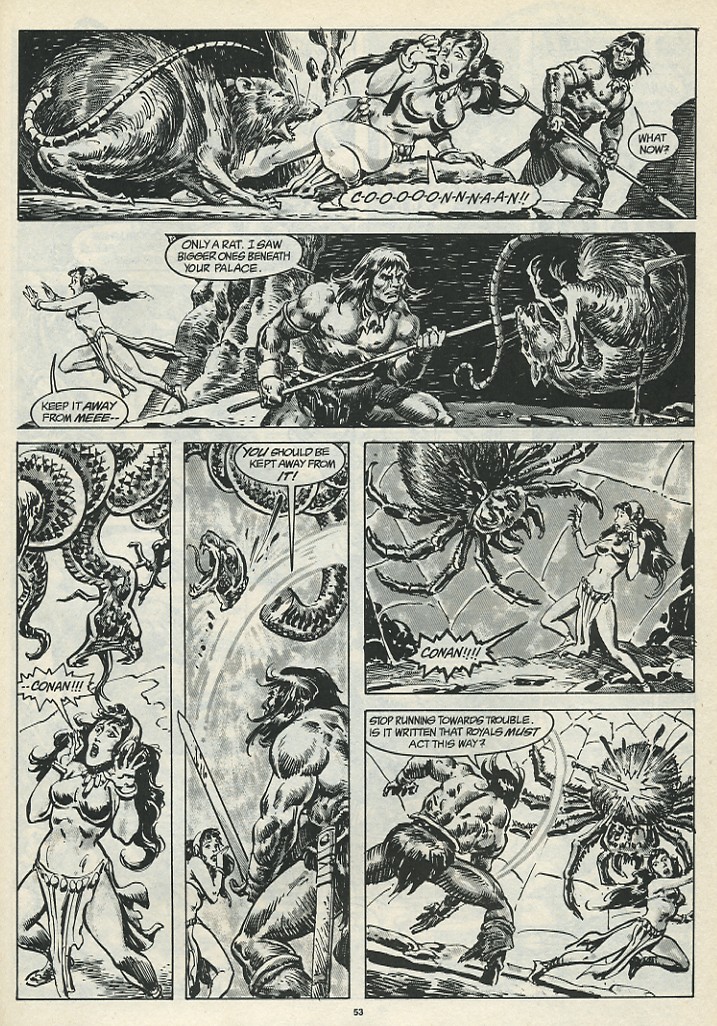 Read online The Savage Sword Of Conan comic -  Issue #185 - 55