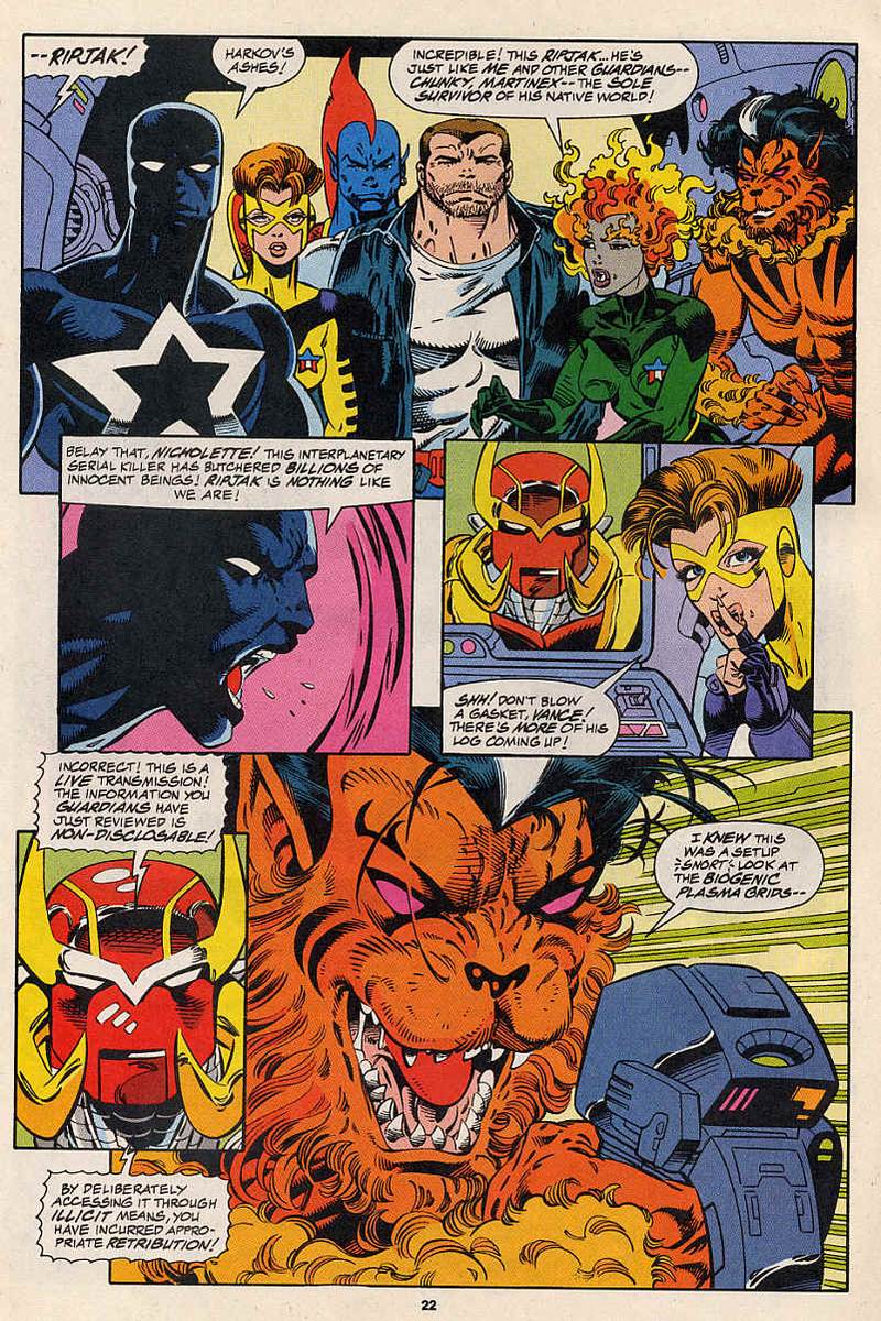 Read online Guardians of the Galaxy (1990) comic -  Issue #55 - 18