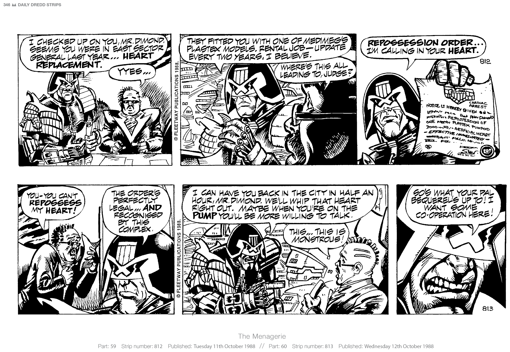 Read online Judge Dredd: The Daily Dredds comic -  Issue # TPB 2 - 349