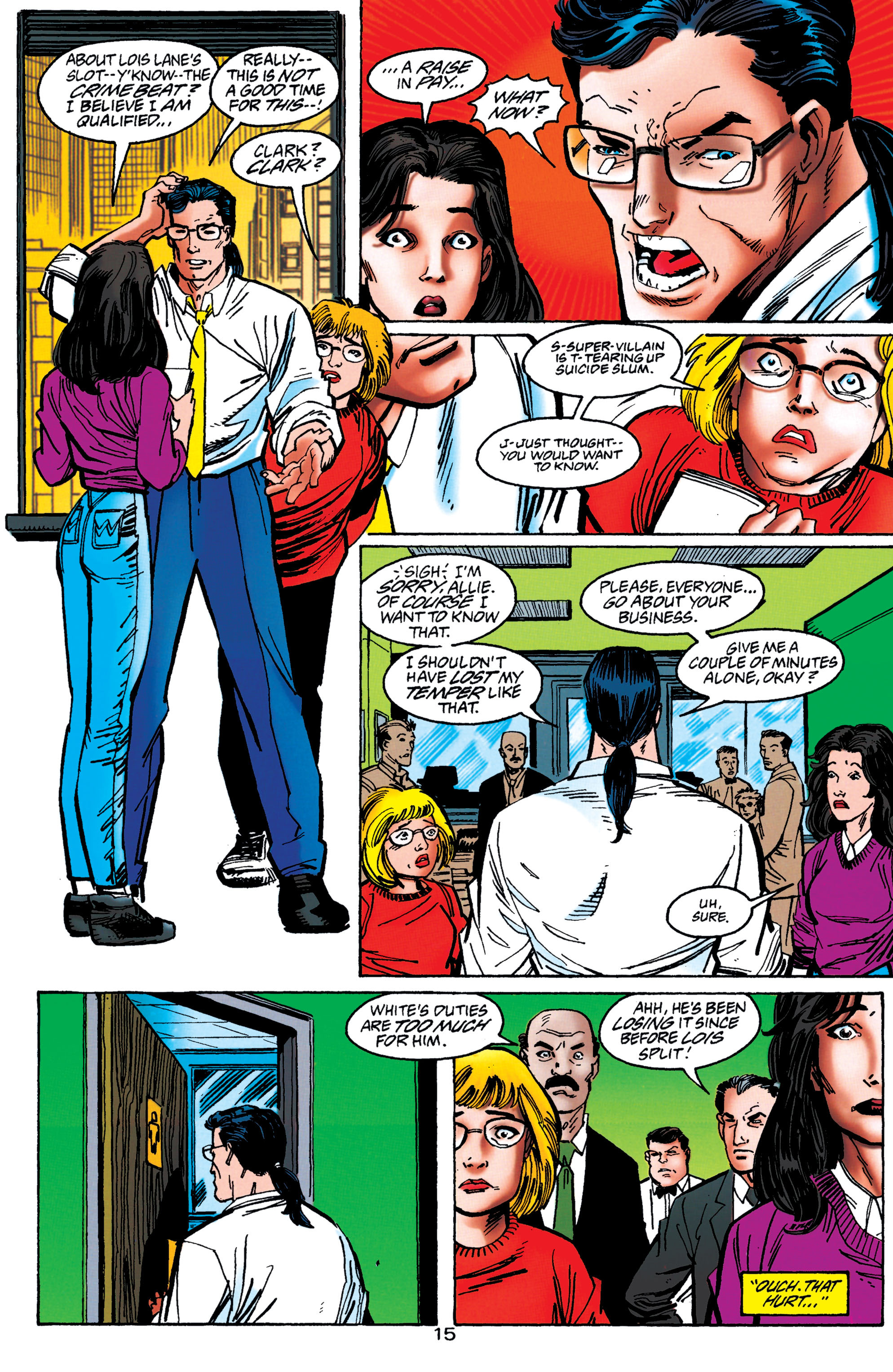 Read online Adventures of Superman (1987) comic -  Issue #539 - 16