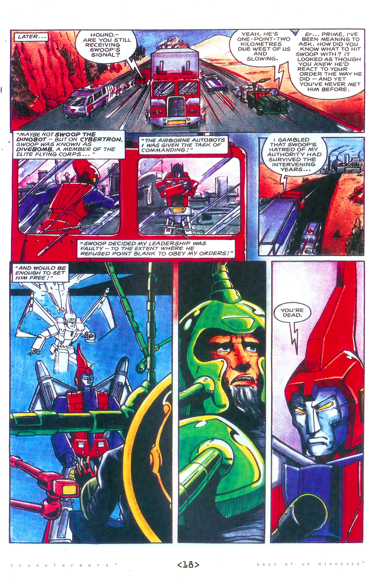 Read online The Transformers: Best of UK: Dinobots comic -  Issue #1 - 21