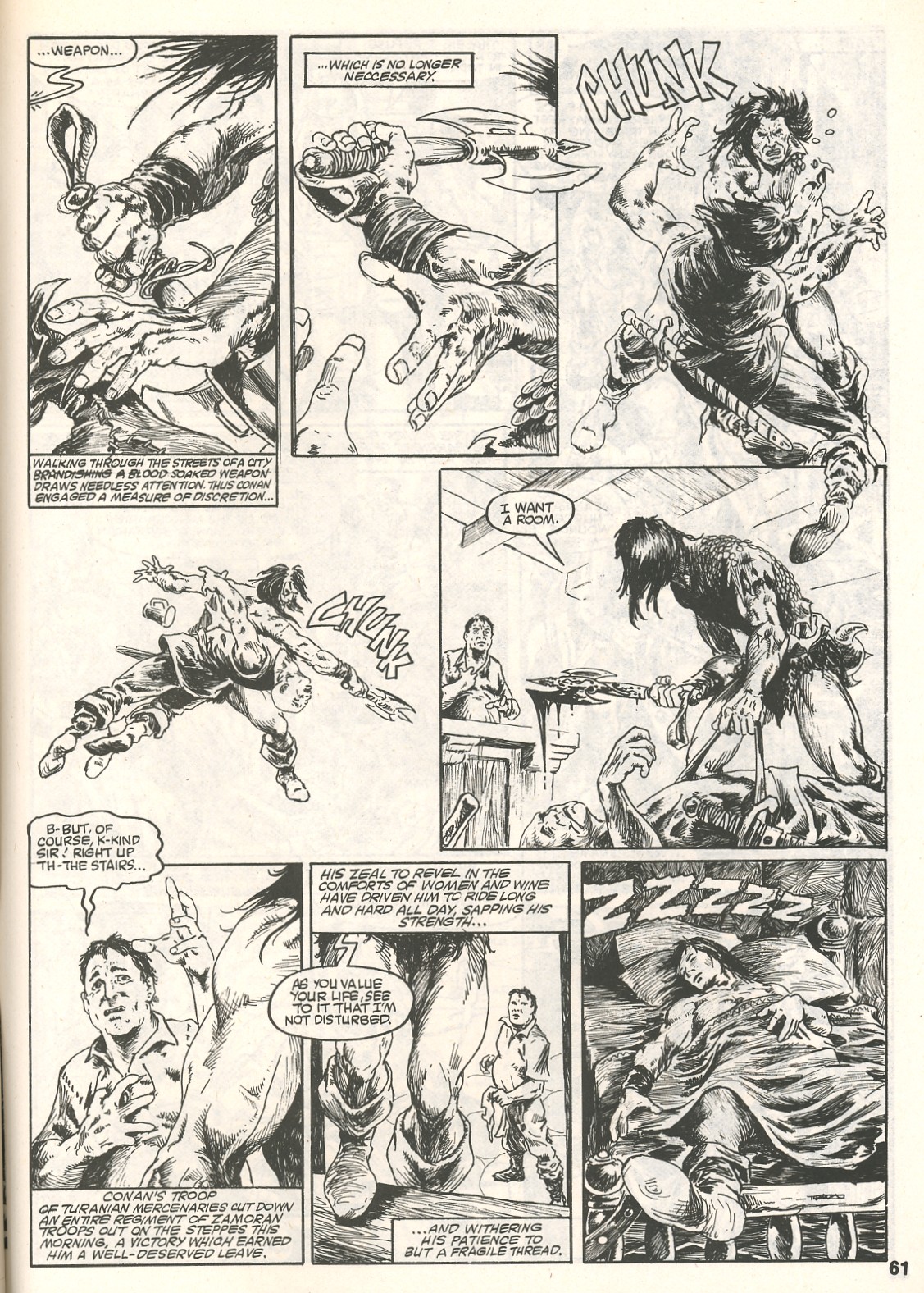 Read online The Savage Sword Of Conan comic -  Issue #109 - 63