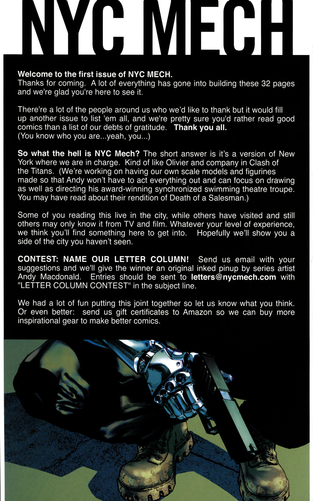 Read online NYC Mech comic -  Issue #1 - 26