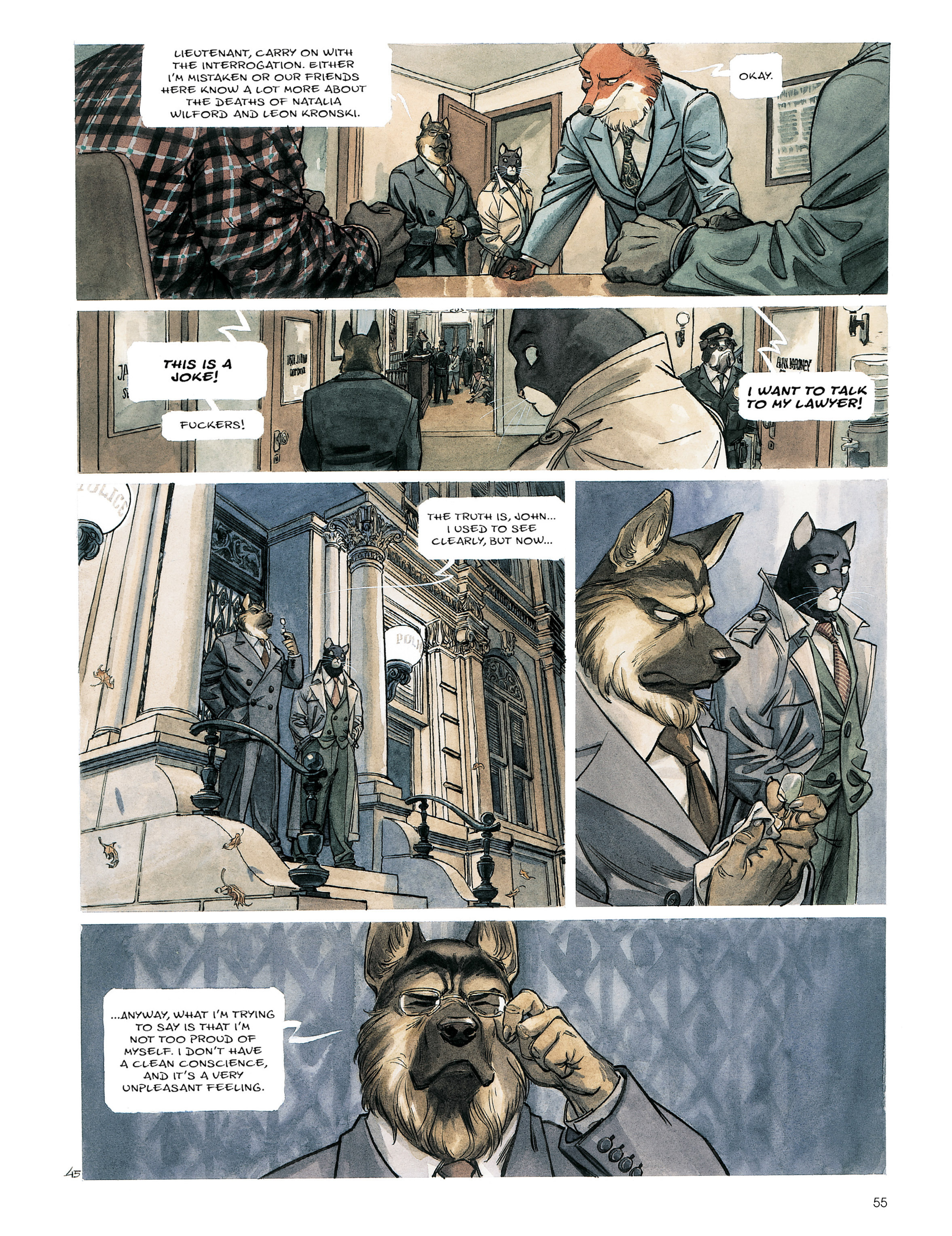 Read online Blacksad (2010) comic -  Issue # Full - 56