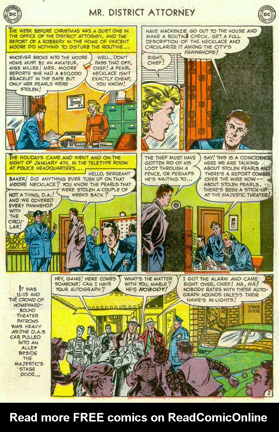 Read online Mr. District Attorney comic -  Issue #25 - 32