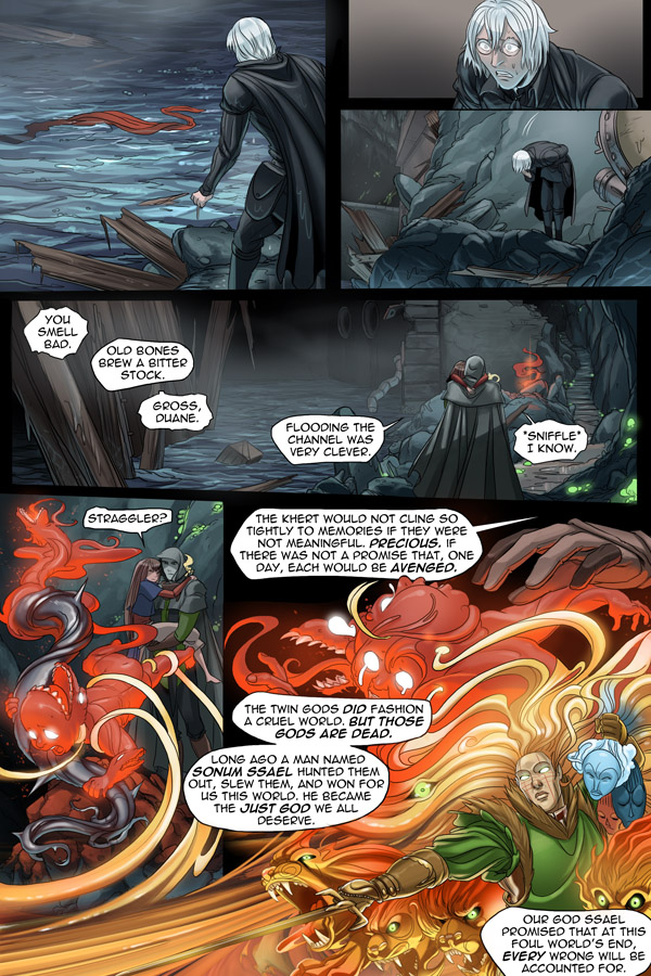 Read online Unsounded comic -  Issue #10 - 157