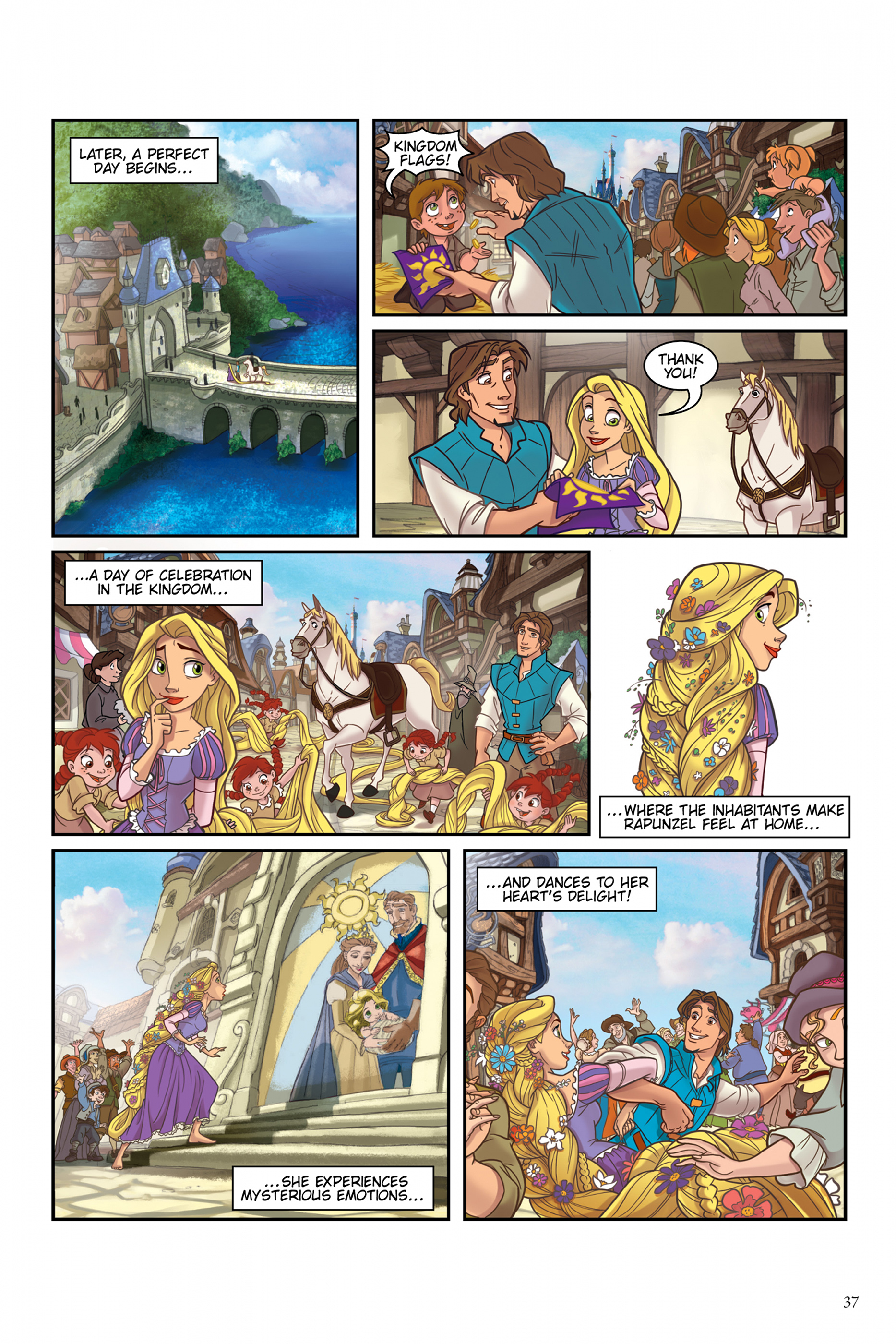 Read online Disney Tangled: The Story of the Movie in Comics comic -  Issue # Full - 39