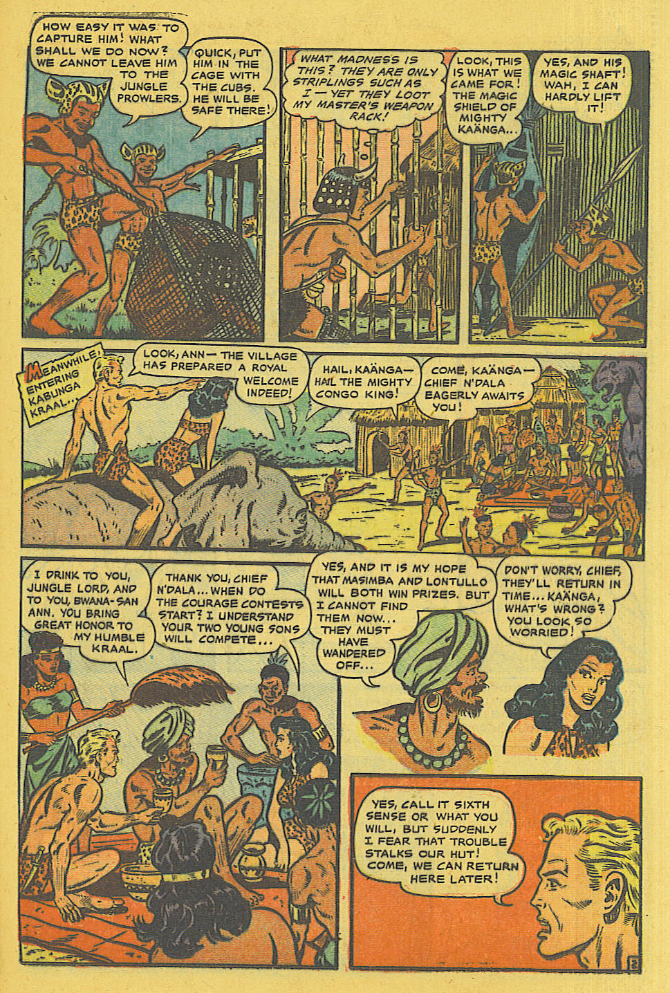 Read online Sheena, Queen of the Jungle (1942) comic -  Issue #13 - 16