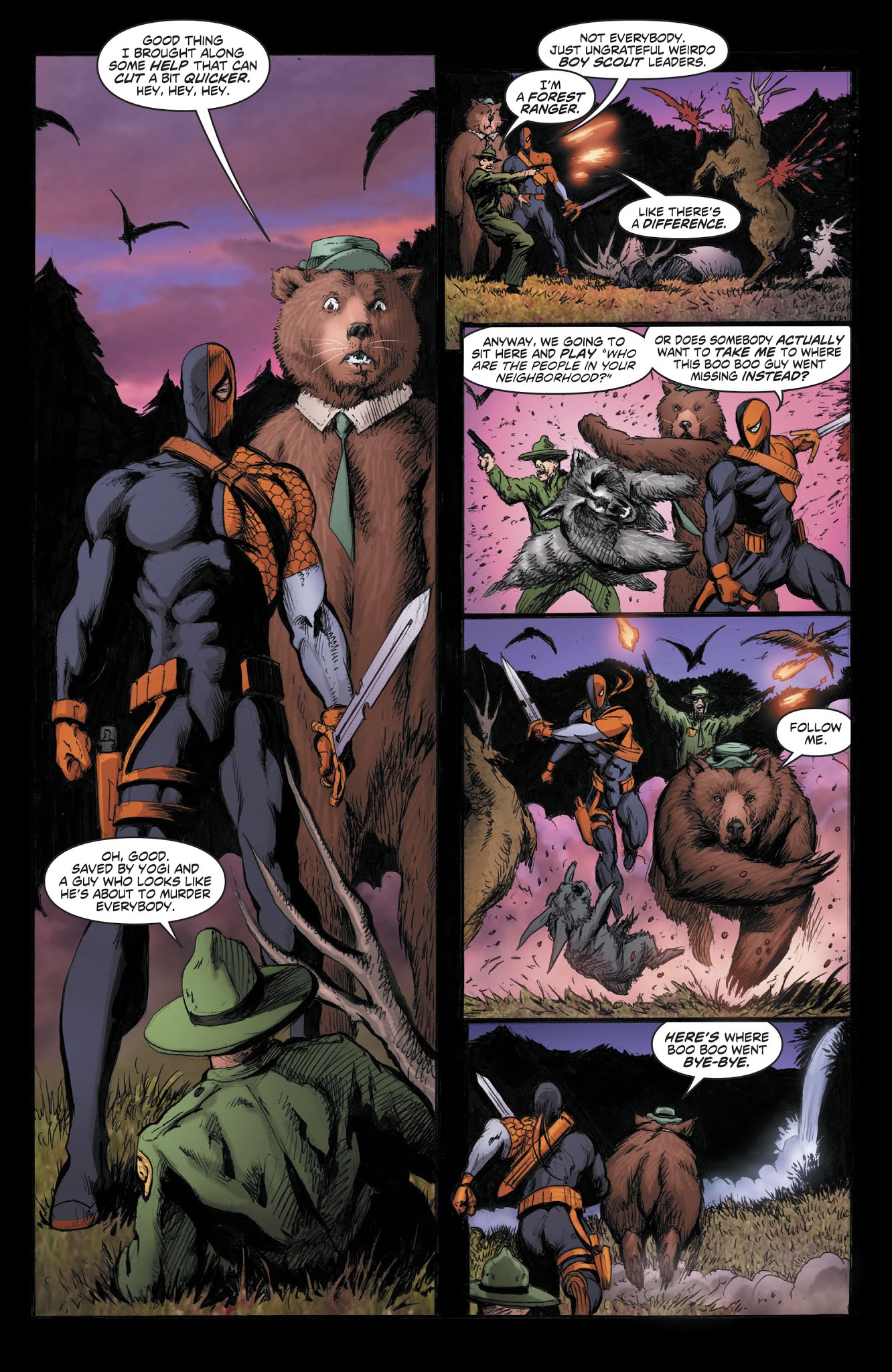 Read online Deathstroke/Yogi Bear Special comic -  Issue # Full - 21