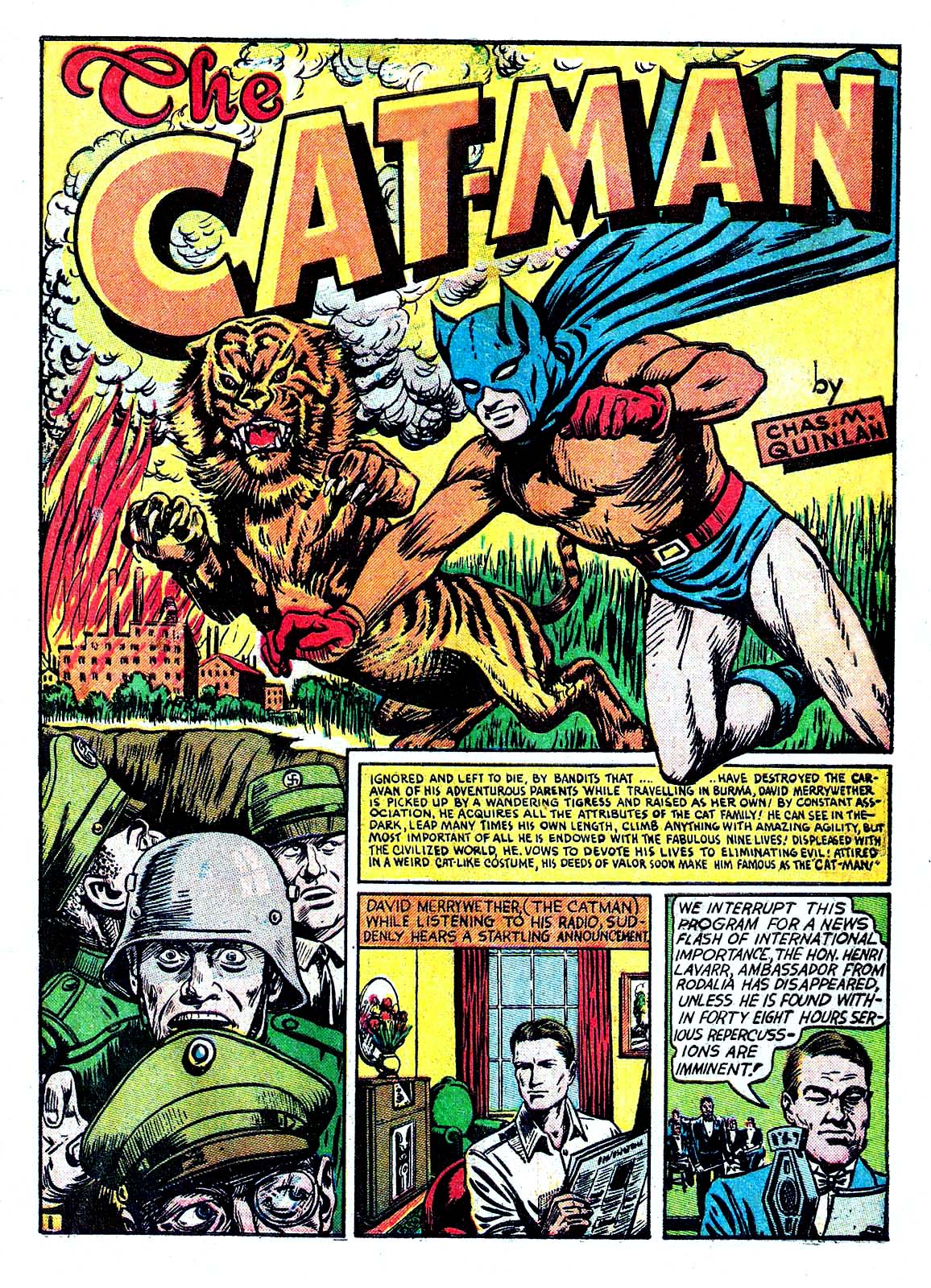 Read online Cat-Man Comics comic -  Issue #2 - 3