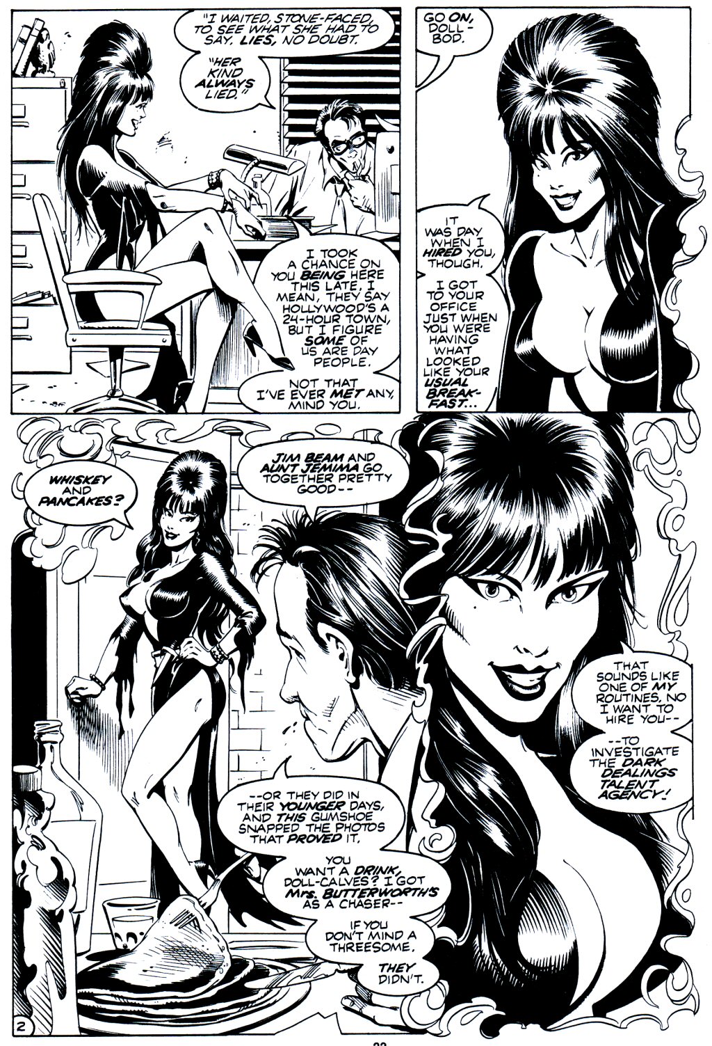 Read online Elvira, Mistress of the Dark comic -  Issue #9 - 24