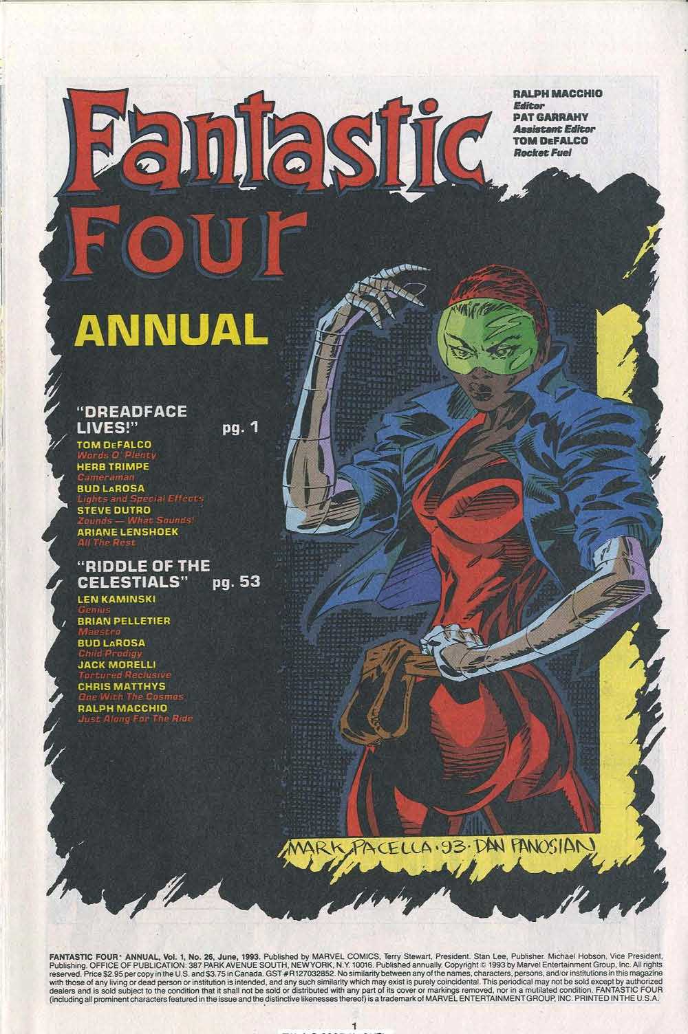 Read online Fantastic Four (1961) comic -  Issue # _Annual 26 - 3