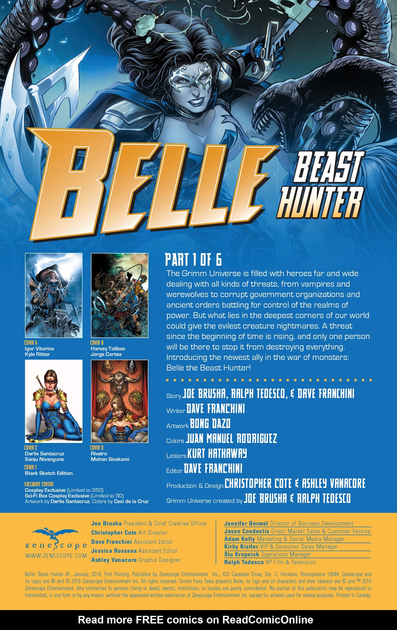 Read online Belle: Beast Hunter comic -  Issue #1 - 2