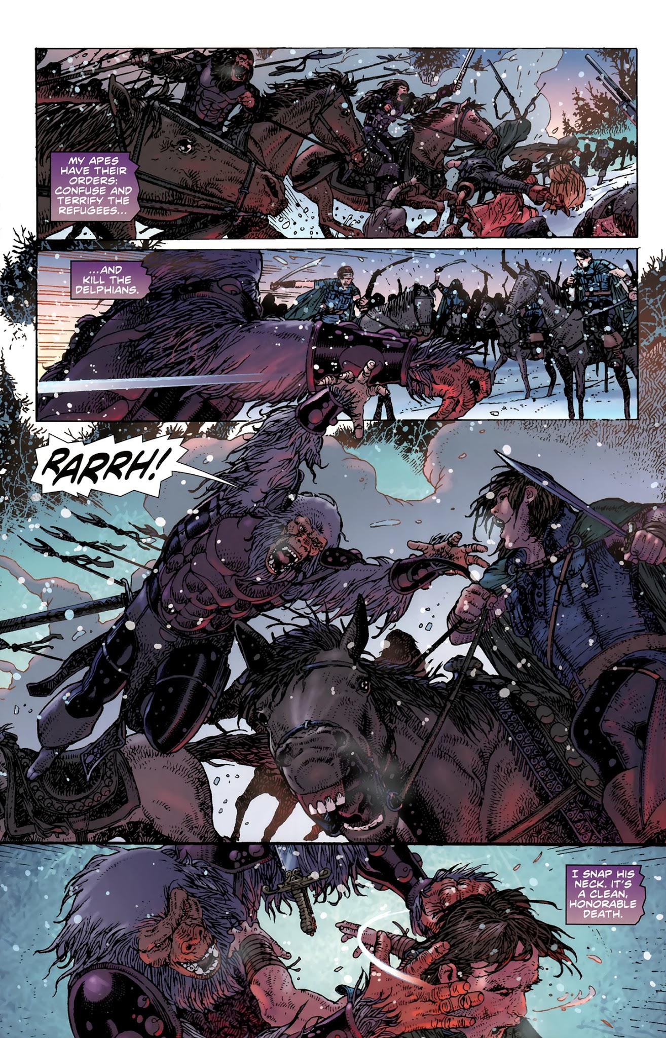 Read online Planet of the Apes (2011) comic -  Issue #10 - 17