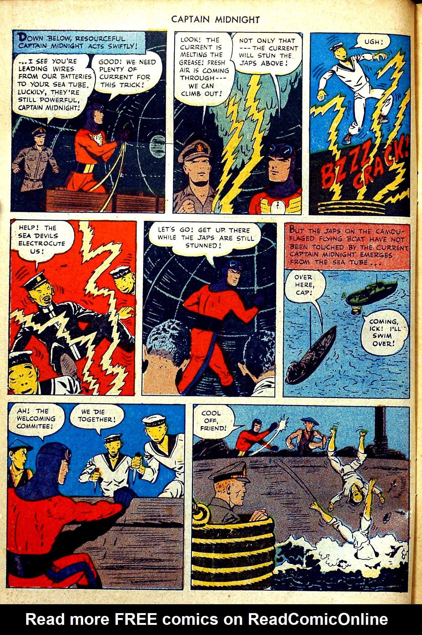Read online Captain Midnight (1942) comic -  Issue #35 - 11